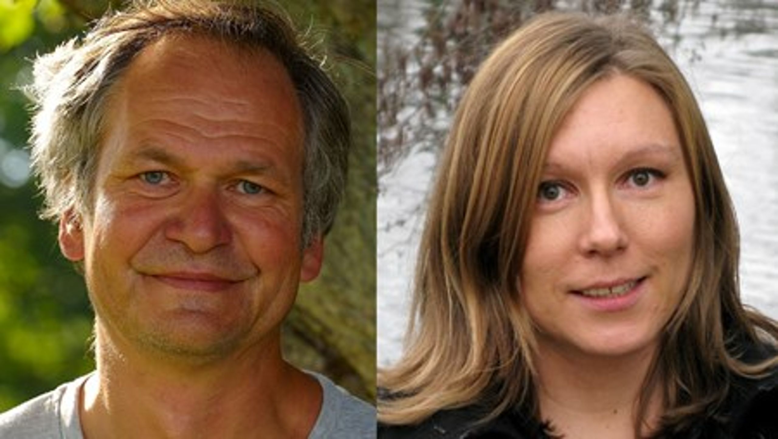 Naturvårdschef&nbsp;Peter Westman och skogsexpert Linda Berglund, WWF.