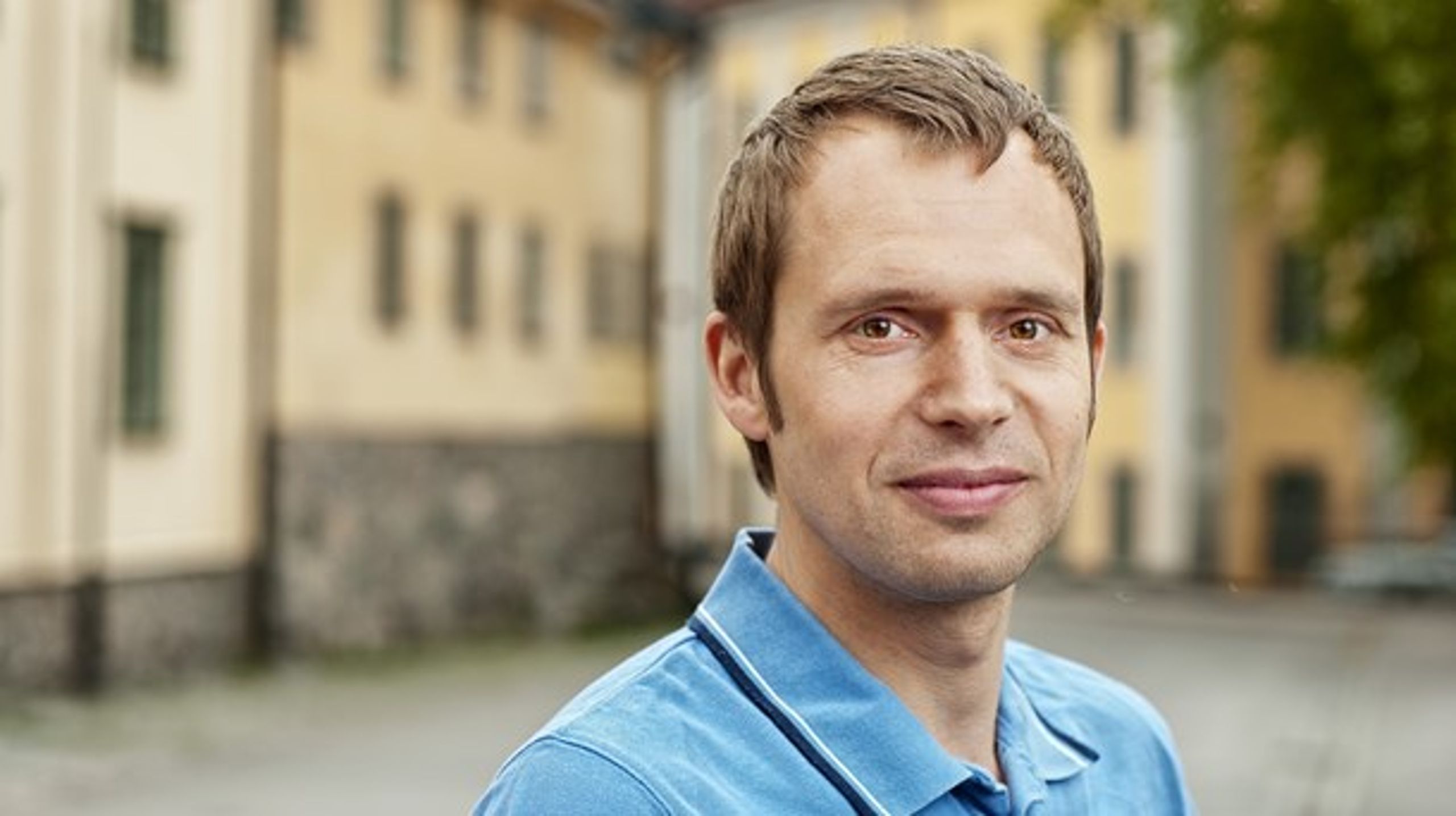 Jens Holm, miljöpolitisk talesperson och riksdagsledamot (V).