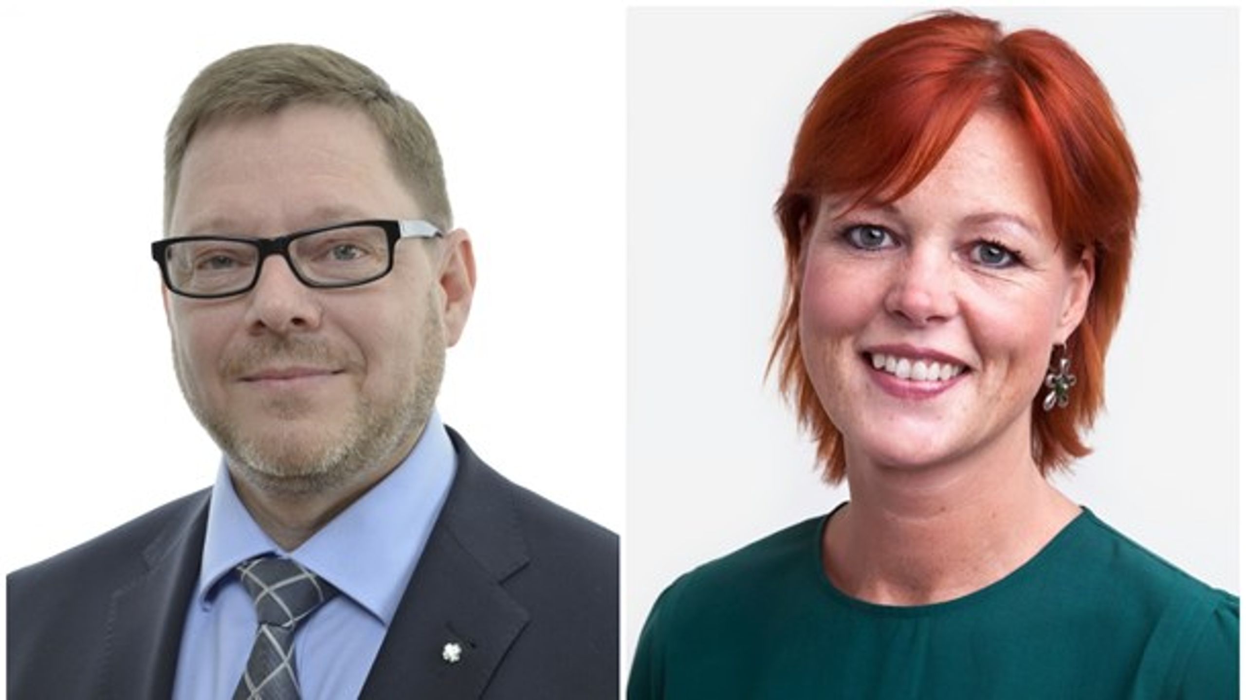 Per Lodenius (C) och Hélene Björklund (S), båda riksdagsledamöter och lärare.