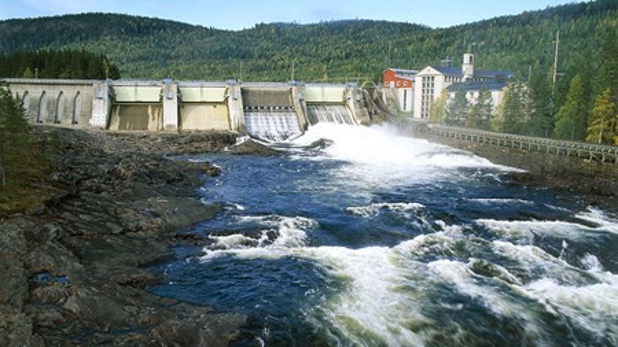 Fortums vattenkraftverk i Krångede, Jämtland.
