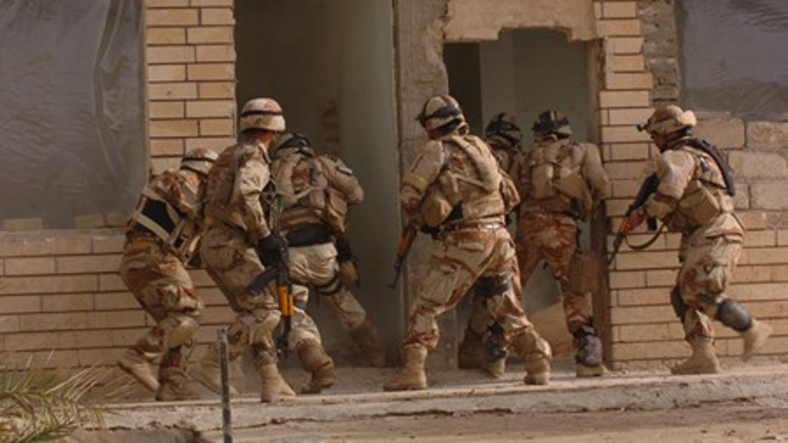 Den svenska styrkan ska träna den irakiska armén i bland annat strid i bebyggelse.