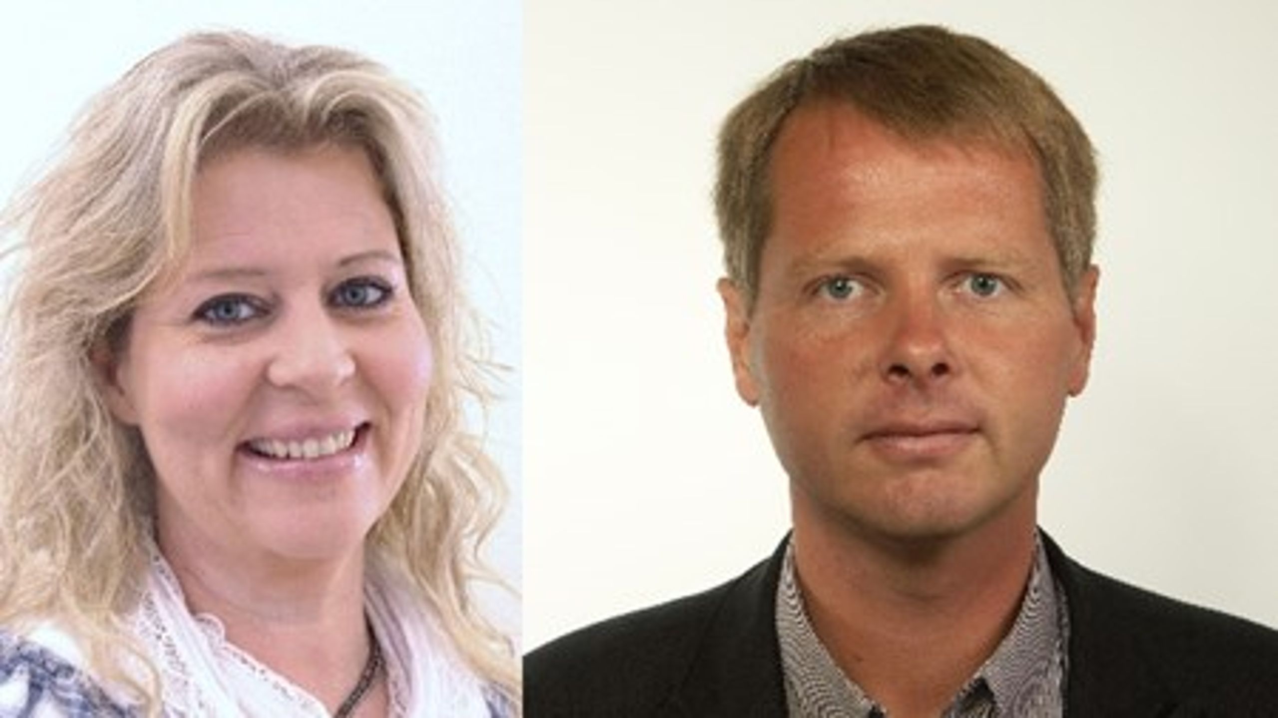 Moderaternas och Folkpartiets skolpolitiska talespersoner Camilla Waltersson Grönvall respektive Christer Nylander
