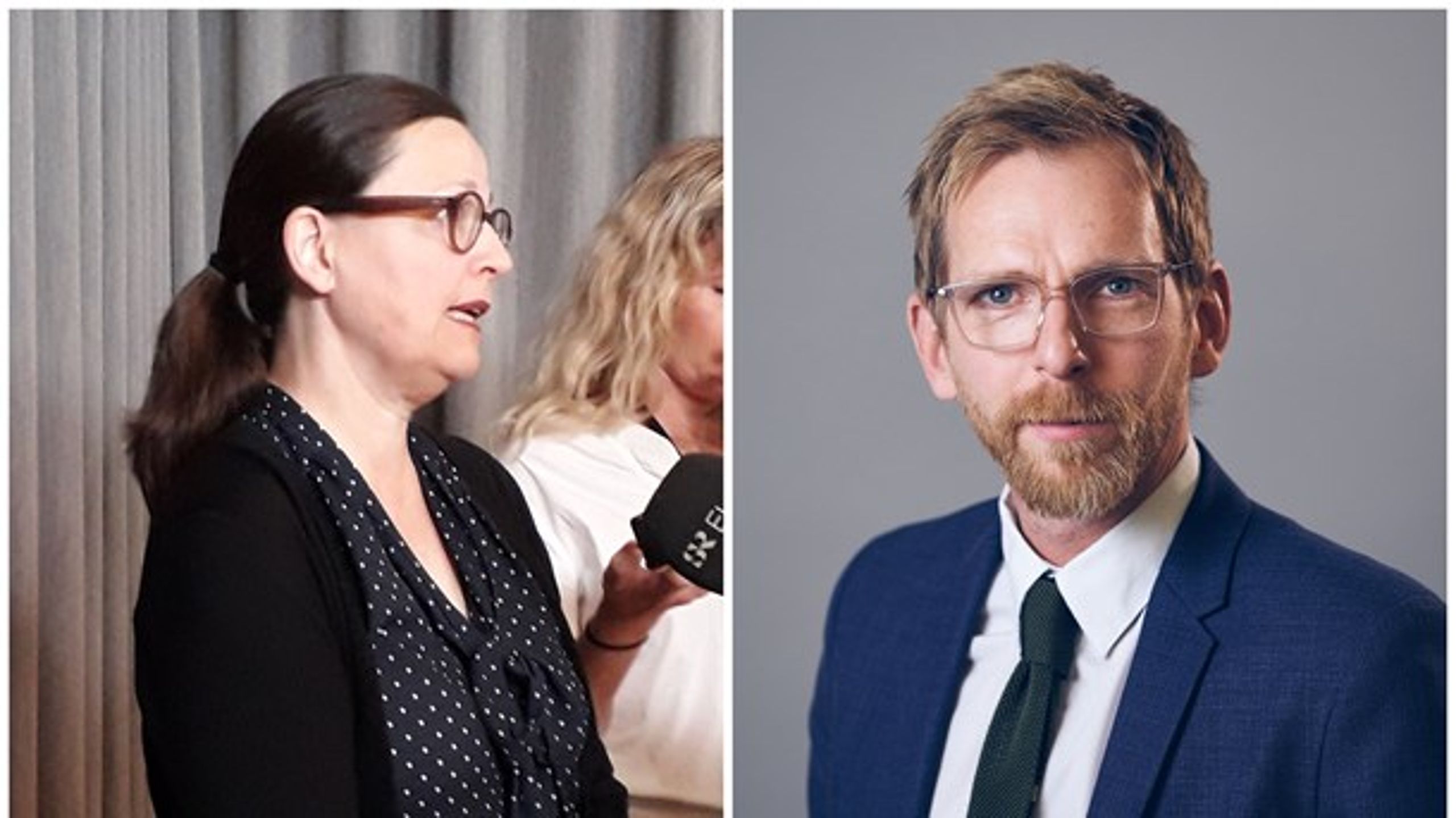 Utbildningsminister Anna Ekström (S) och Jakob Forssmed (KD), ekonomiskpolitisk talesperson.