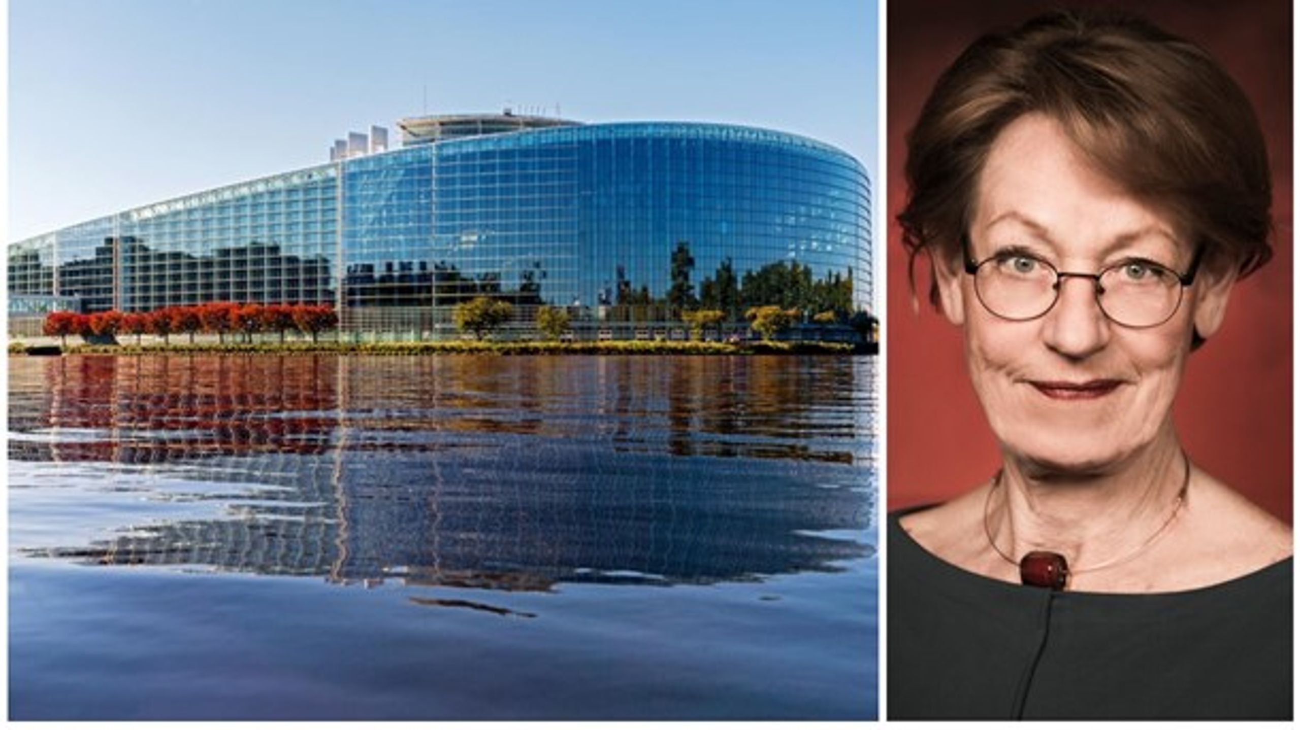 En byggnad och en stad för mycket, anser Gudrun Schyman, som vill att EU:s folkvalda bara sammanträder på ett ställe. På bilden den parlamentsbyggnad som ligger i Strasbourg i Frankrike.