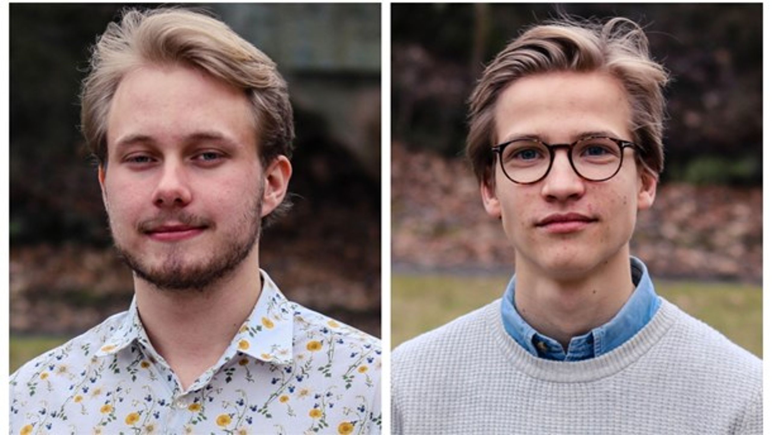 <div>Frans Saurell och Oskar Månsson är båda ledamöter för Rikskommittén moderat skolungdom.</div>