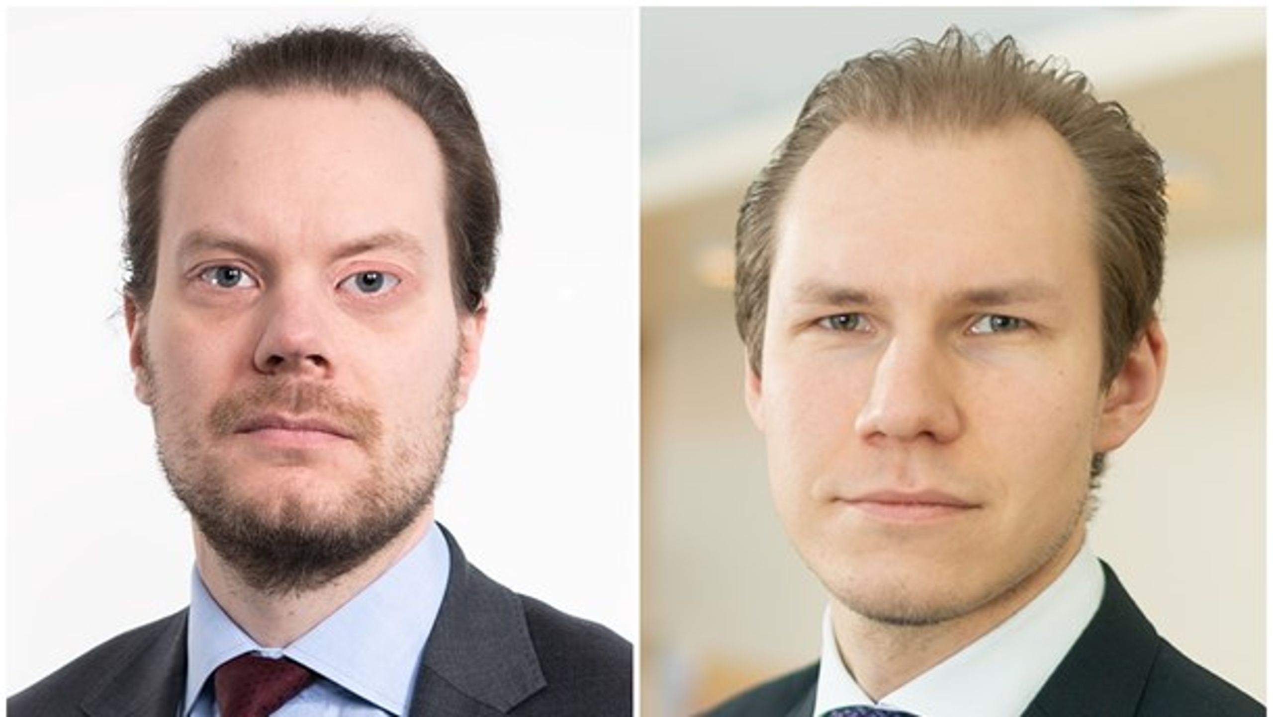 Martin Kinnunen (SD) och Markus Wiechel (SD).<b>&nbsp;</b>