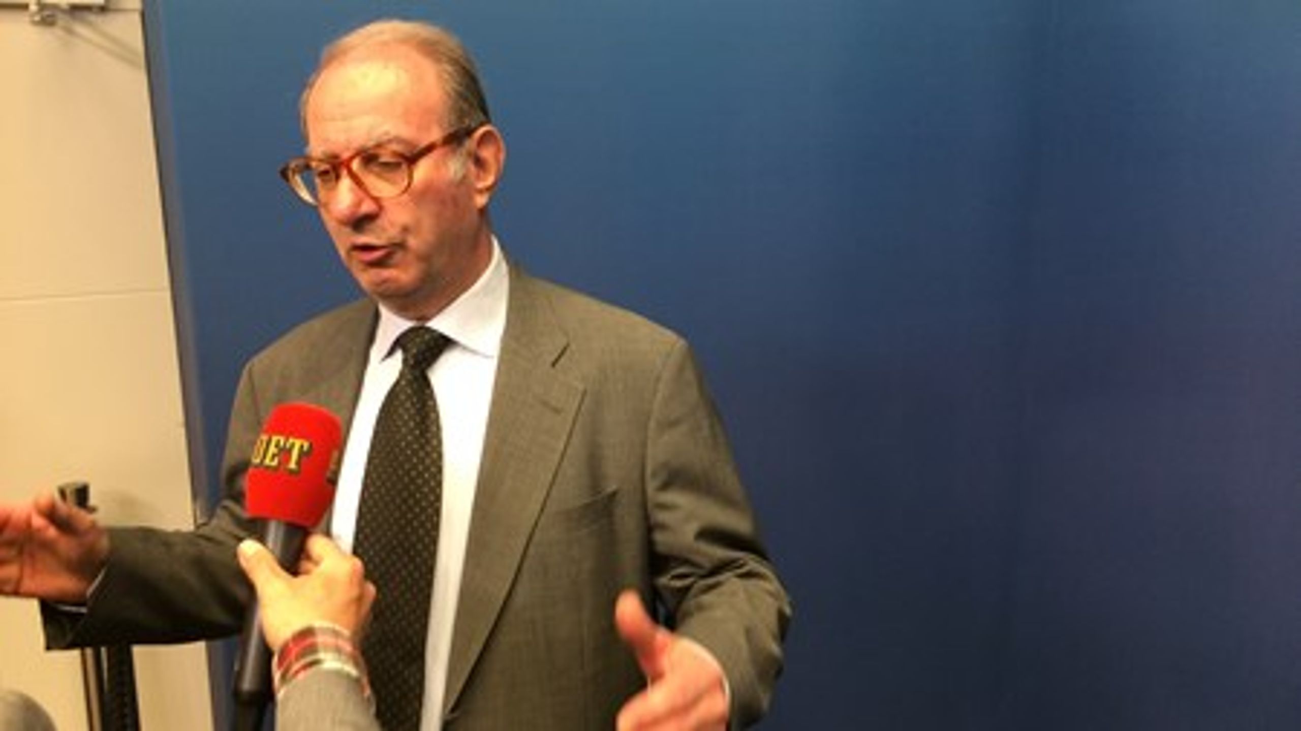 Daniel Tarschys, Bergwallkommissionens ordförande.<br>