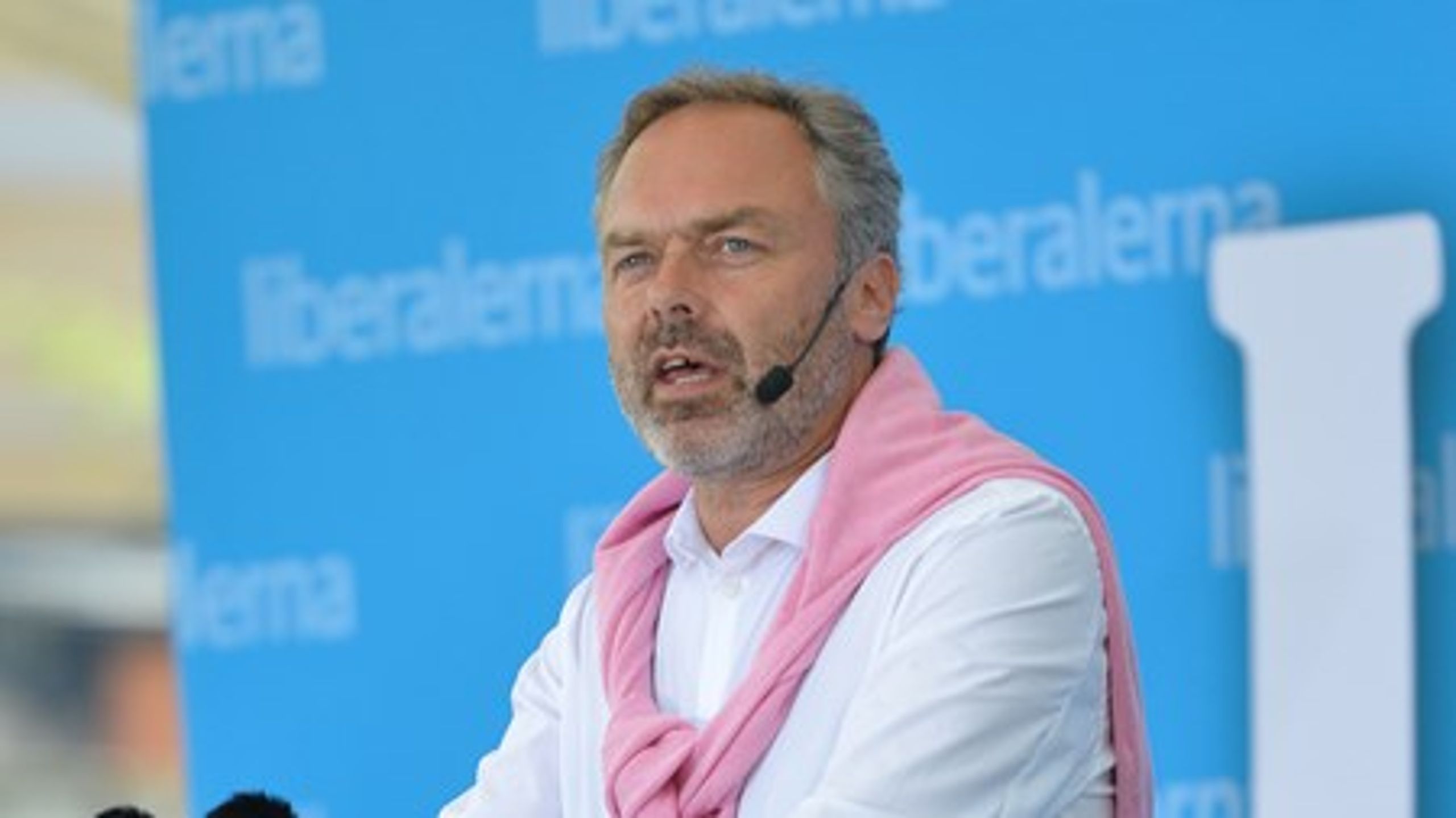Folkpartiets ledare Jan Björklund avslutade årets Almedalsvecka.<br>