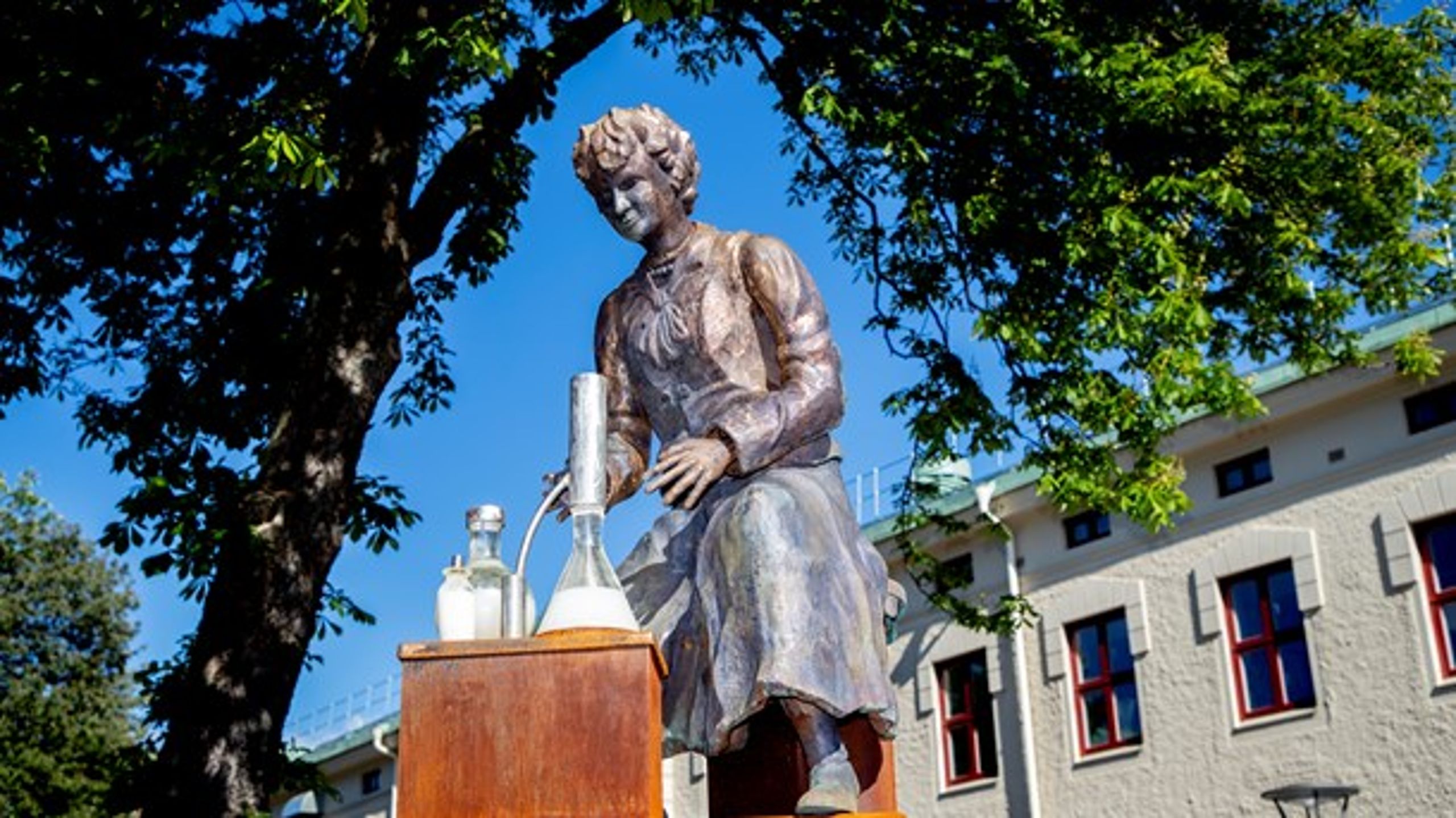 En staty av Vera Sandberg, Sveriges första kvinnliga ingenjör, i Göteborg. Insatser som ökar antalet forskarutbildade kvinnor kan ha långsiktiga effekter på Sveriges innovationskraft, skriver debattören.&nbsp;