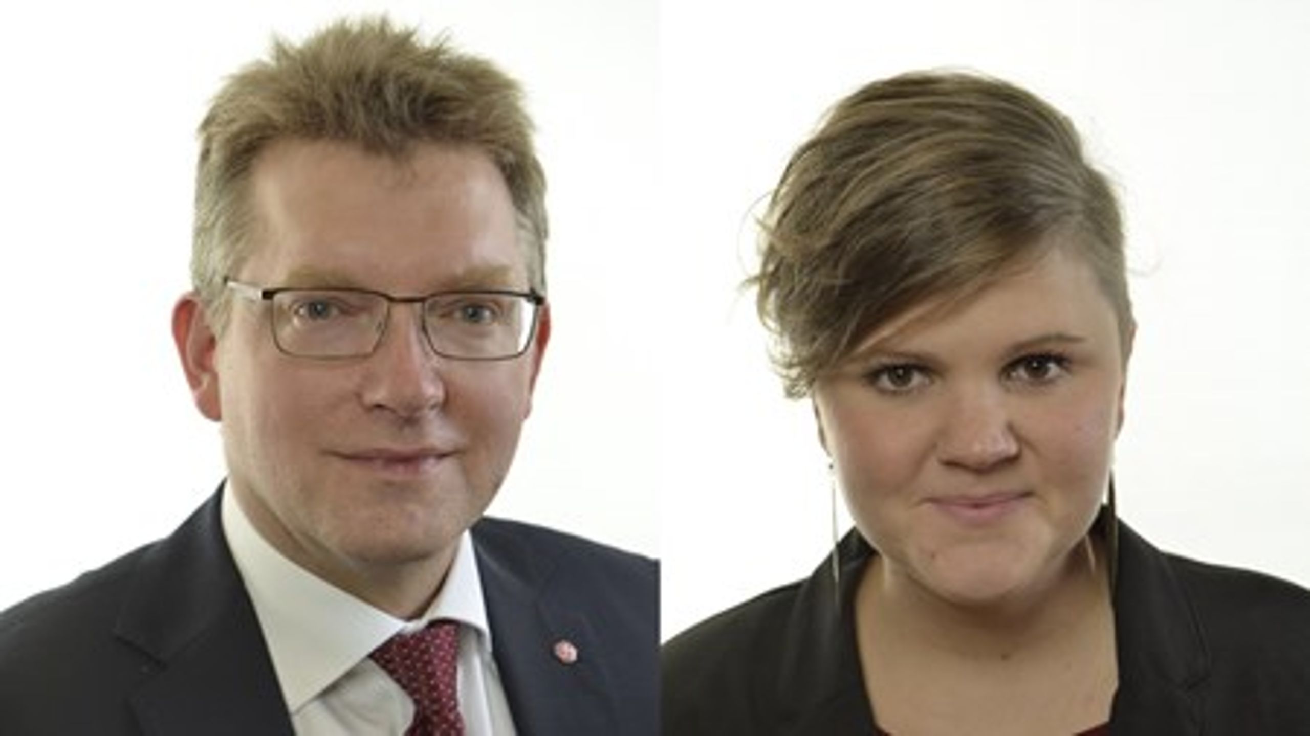 Isak From (S) är ledamot i riksdagens miljö- och jordbruksutskott.<br>Emma Hult (MP) är bostadspolitisk talesperson för Miljöpartiet.<br>