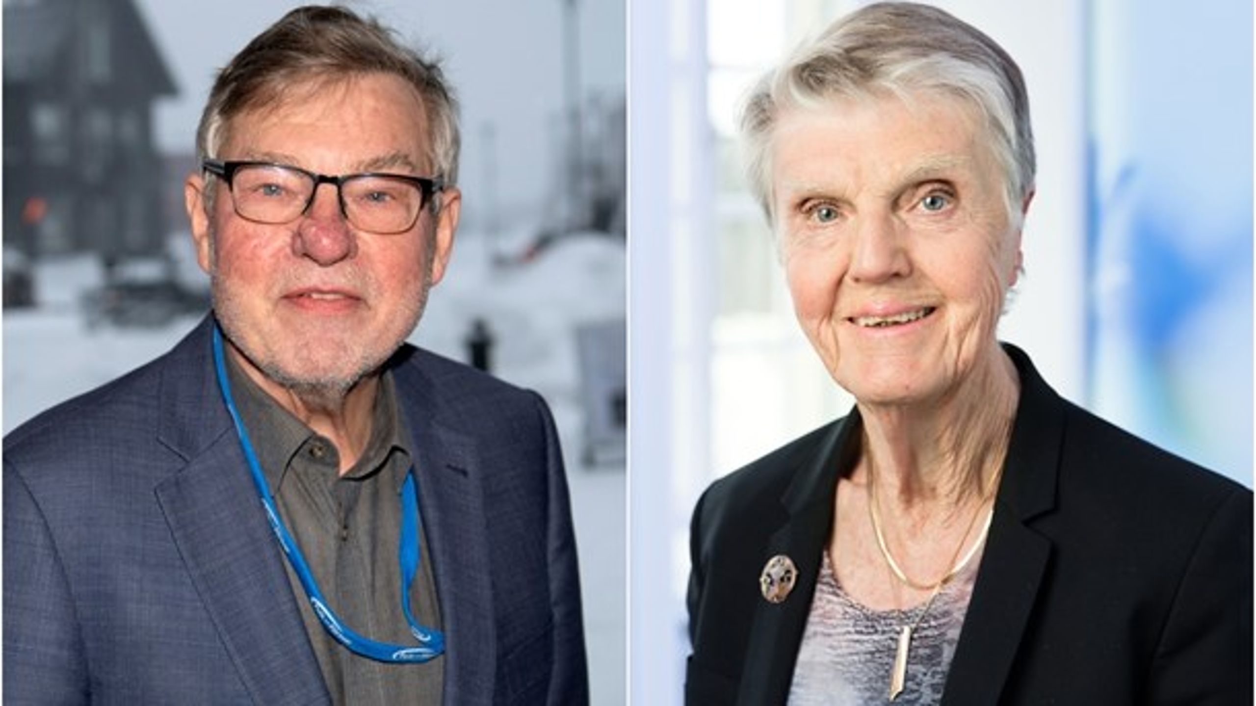 Björn von Sydow (S) och&nbsp;Barbro Westerholm (L), båda&nbsp;ambassadörer i Delegationen för senior arbetskraft.