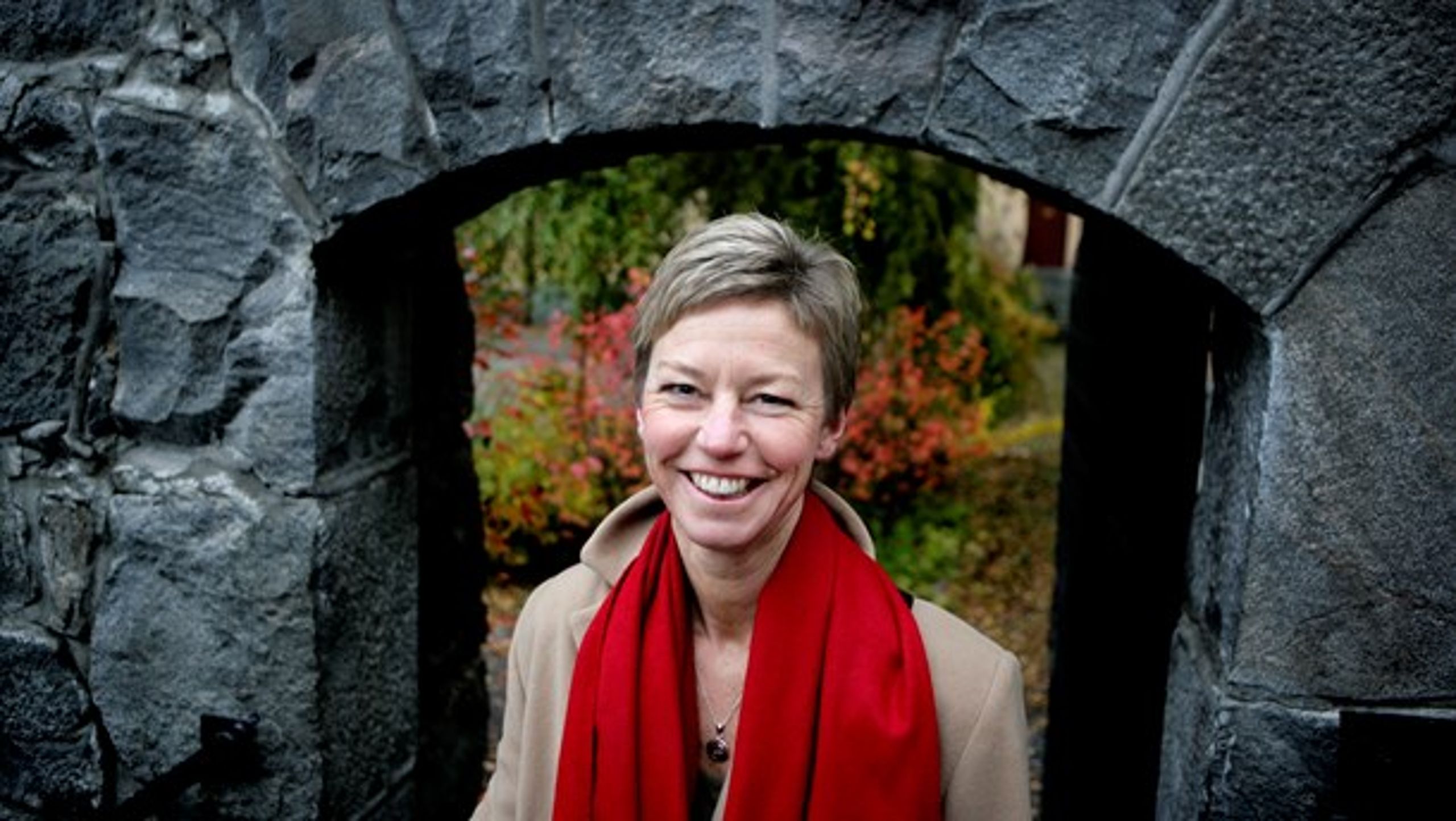 Åsa Lindh som generaldirektör för ESF-rådet år 2007.