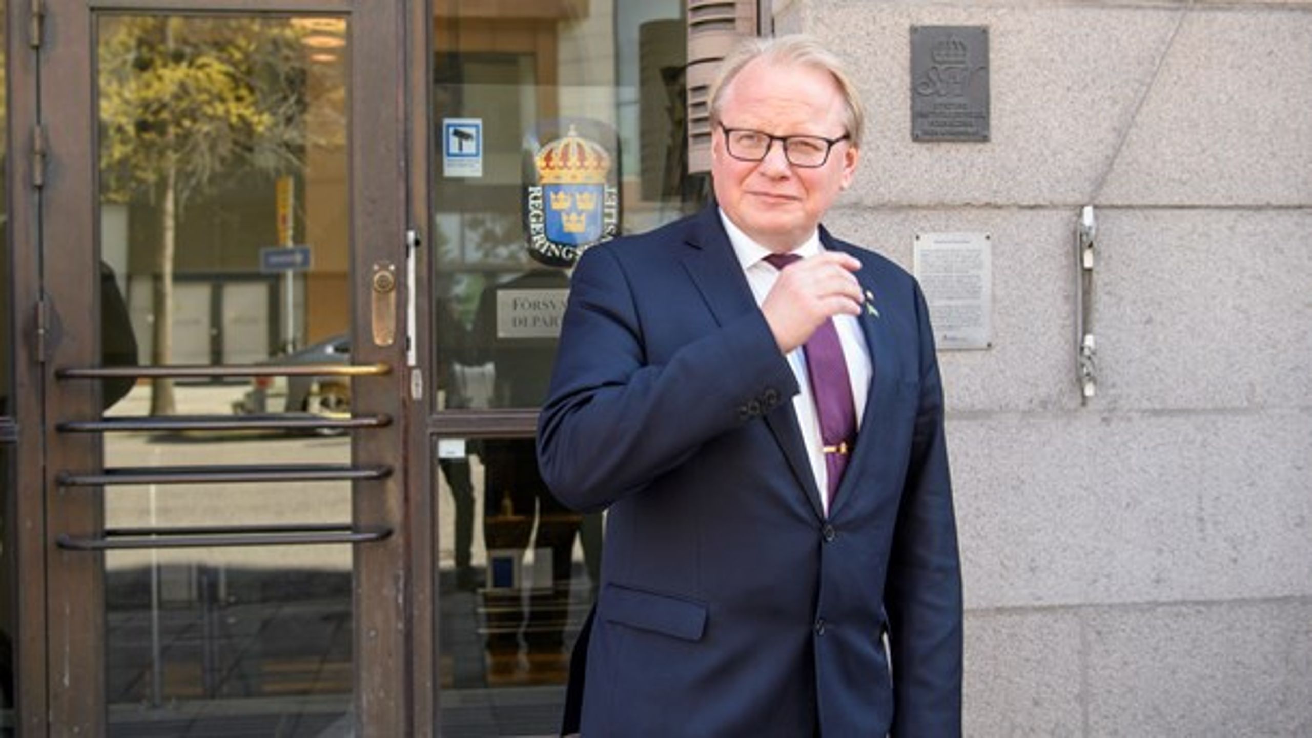 Försvarsminister Peter Hultqvist drog en lans för Försvarsmakten i riksdagen.