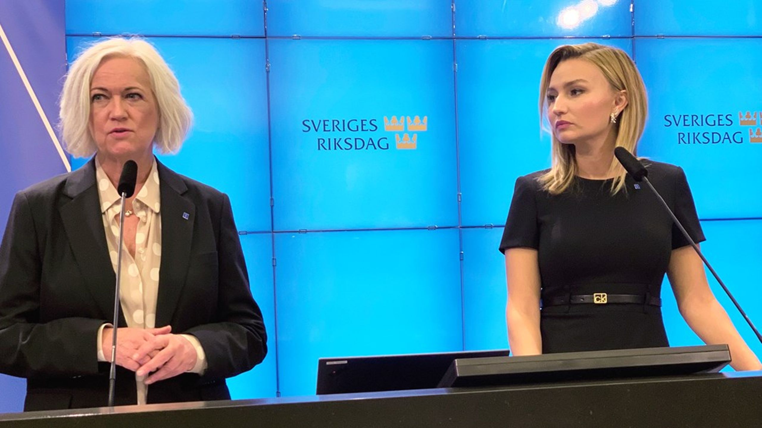 <div>Ebba Busch och KD:s sjukvårdspolitiska talesperson Acko Ankarberg Johansson presenterade på förmiddagen en ny sjukvårdspolitisk rapport.</div><div><br></div>