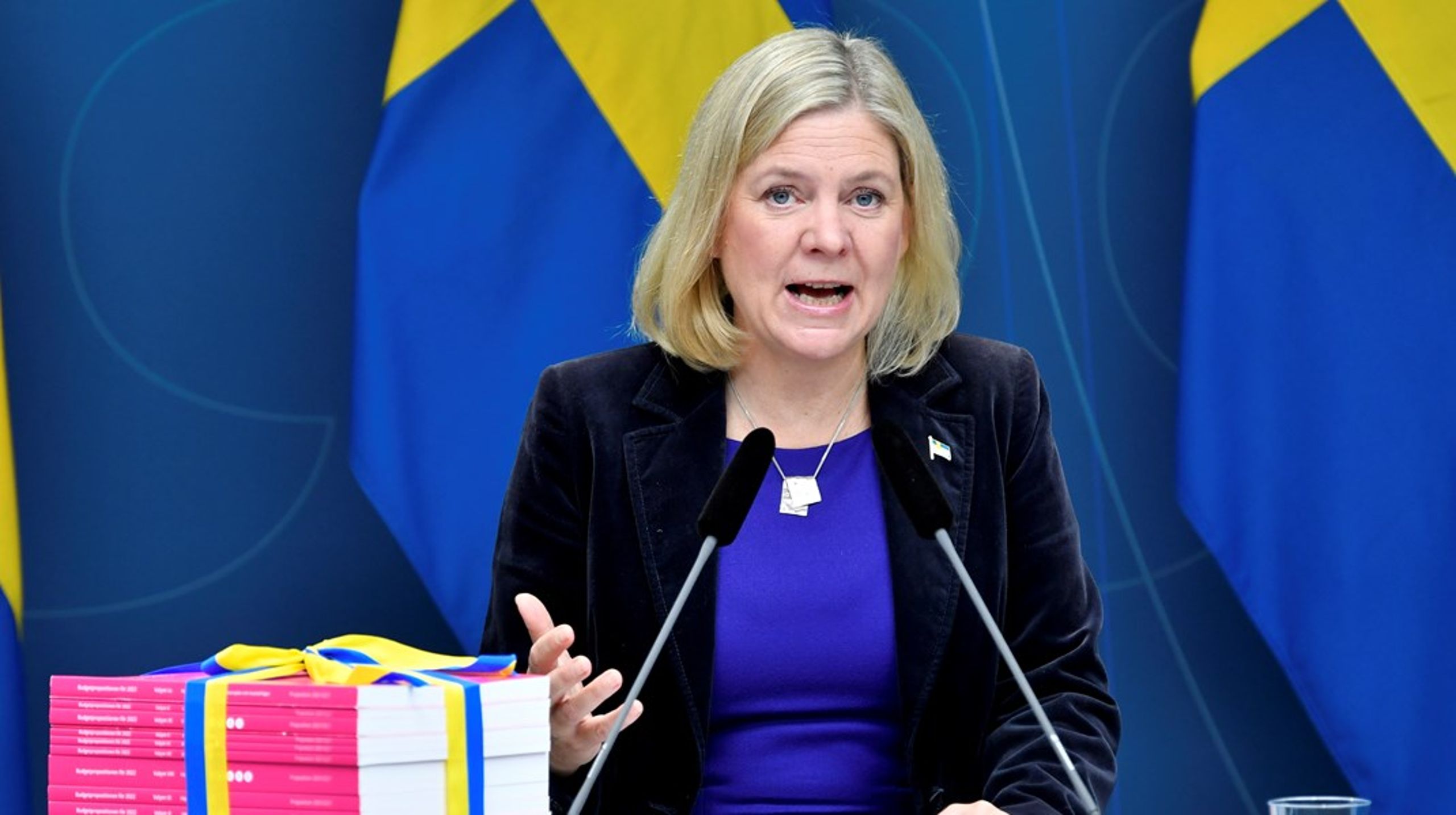 Finansminister Magdalena Andersson presenterade i dag en satsning med 5 miljarder till hälso- och sjukvården i regeringens budgetproposition 2022.