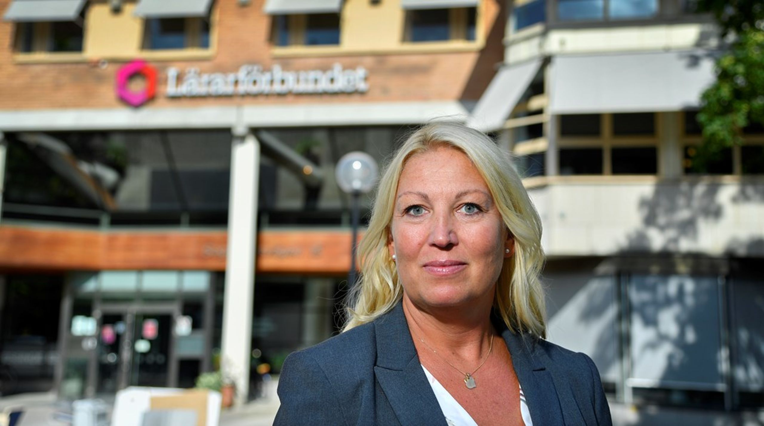Lärarförbundets ordförande Johanna Jaara Åstrand är en av dem som riktar kritik mot regeringens budgetsatsningar på skolan.