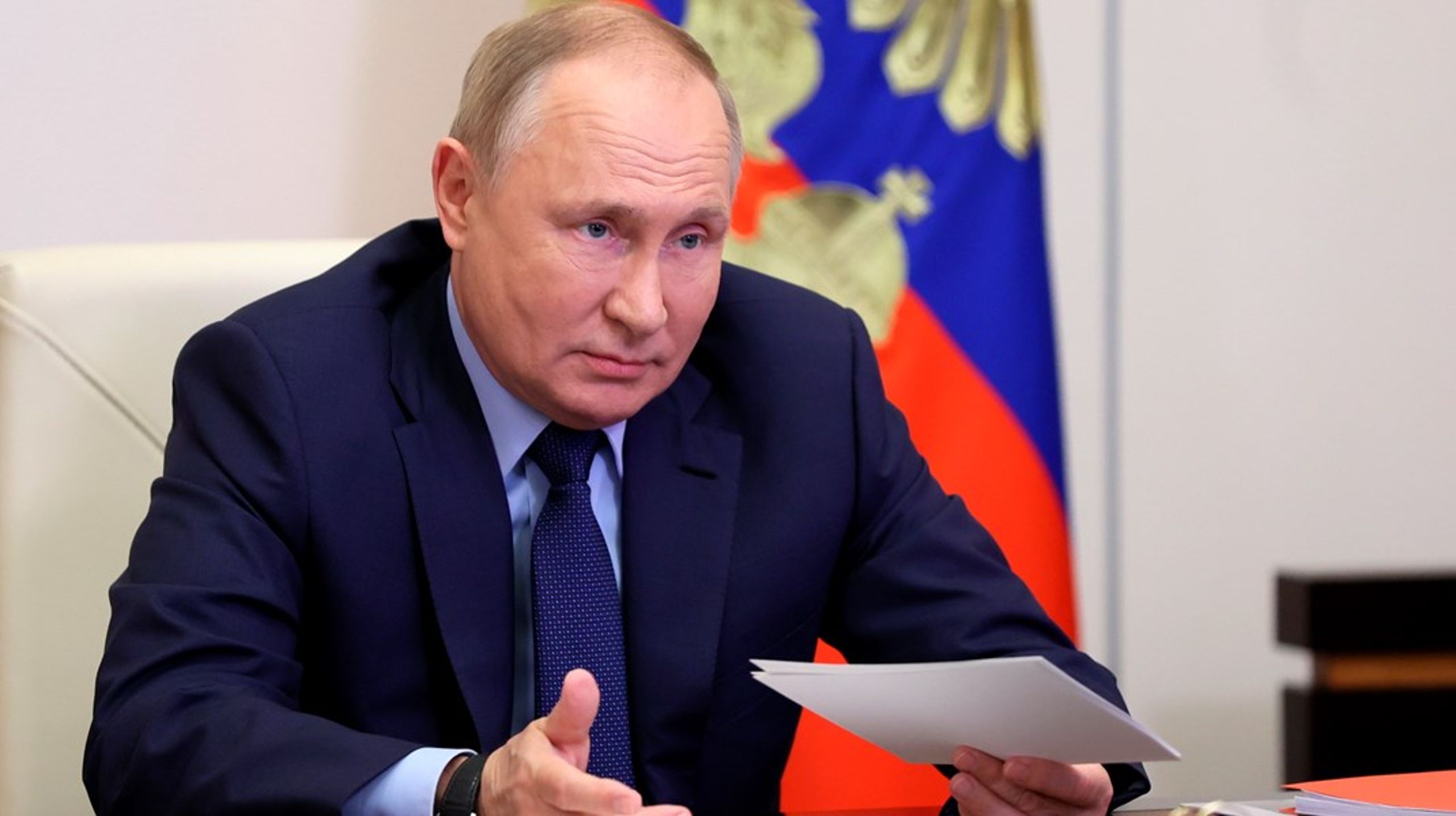 Vladimir Putin. ”En Rysslandsstrategi måste både motverka den ryska regimens maktspel och samtidigt bygga kulturella, ekonomiska och mellanmänskliga relationer med det ryska folket.”