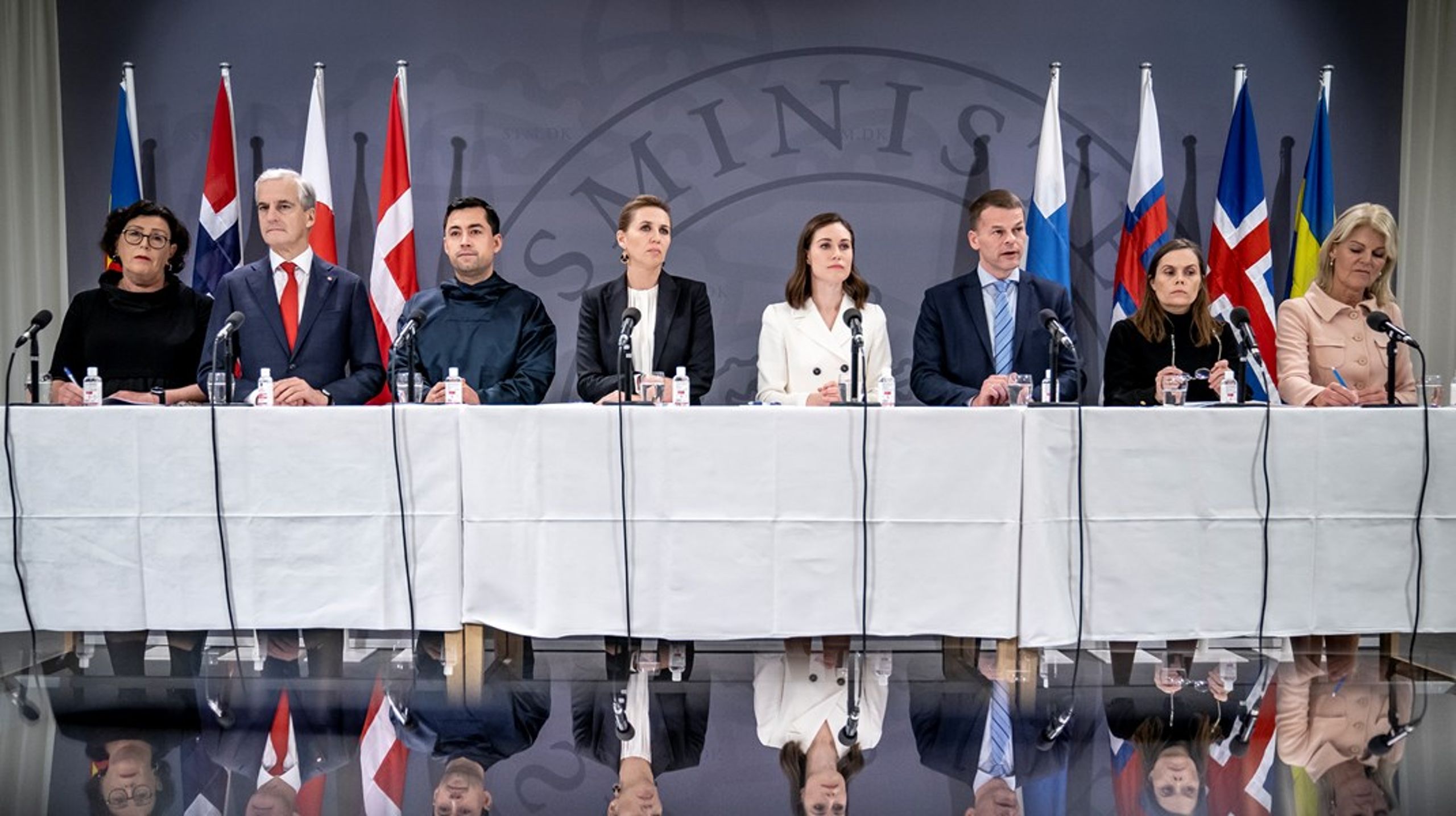 Nordens regeringschefer vid Nordiska rådets möte i Köpenhamn i november.&nbsp;
