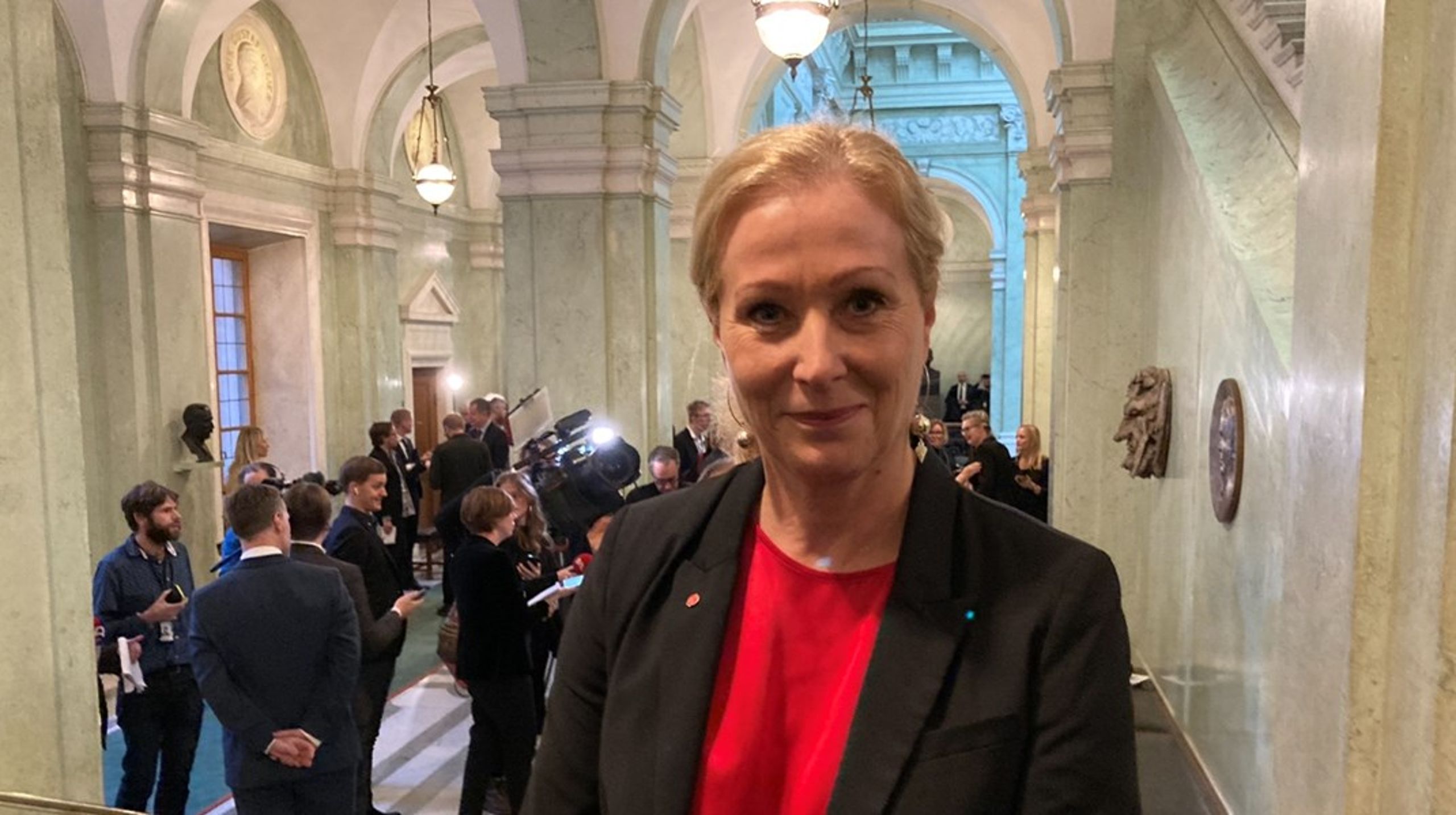 Kulturminister Jeanette Gustafsdotter har hamnat i blåsväder.&nbsp;