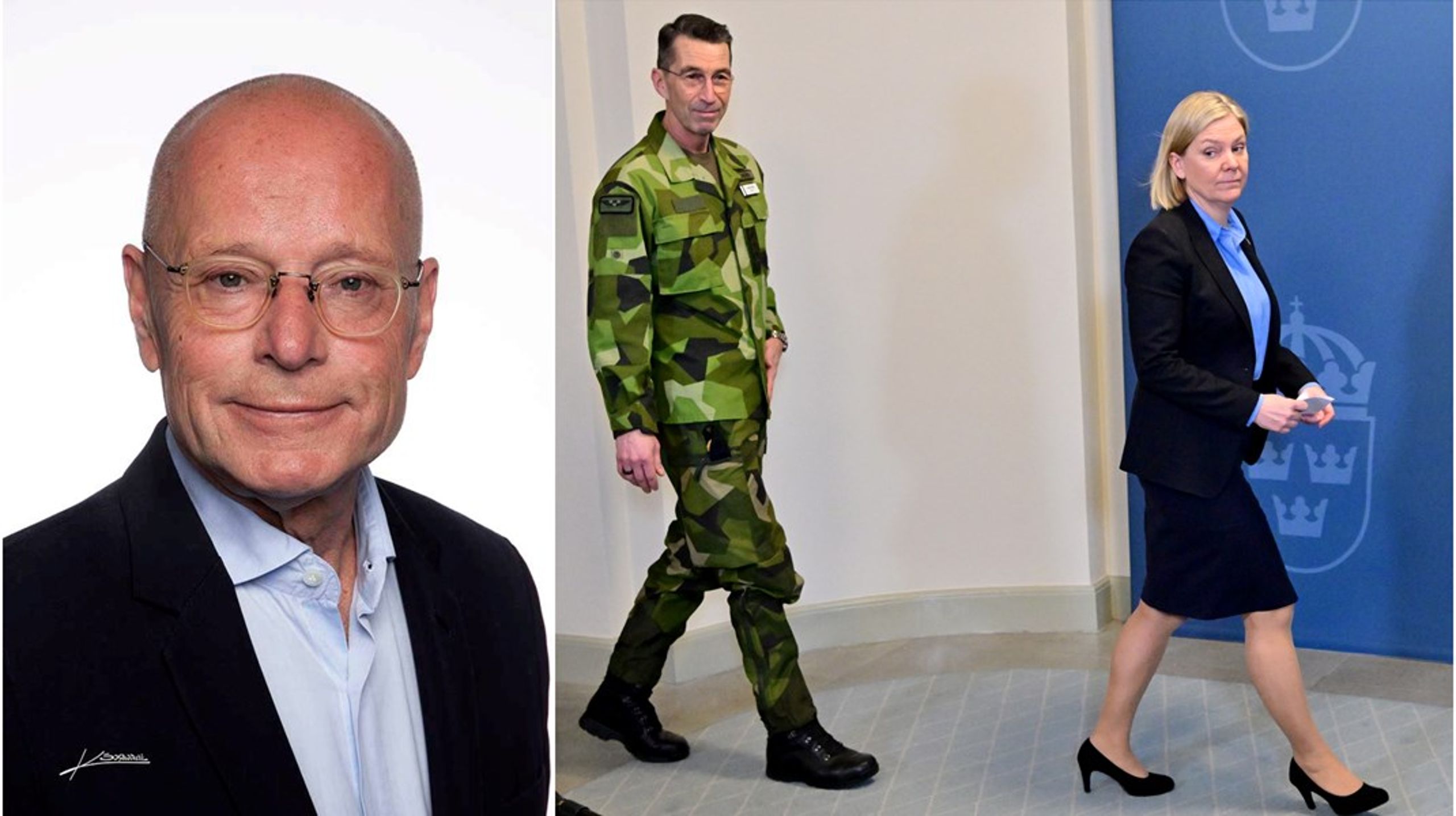 Magdalena Andersson visar nu gärna upp sig med militär personal. Det är just vad en statsminister nu ska göra. Men tankarna går till kulturell appropriering, skriver Claes Arvidsson.