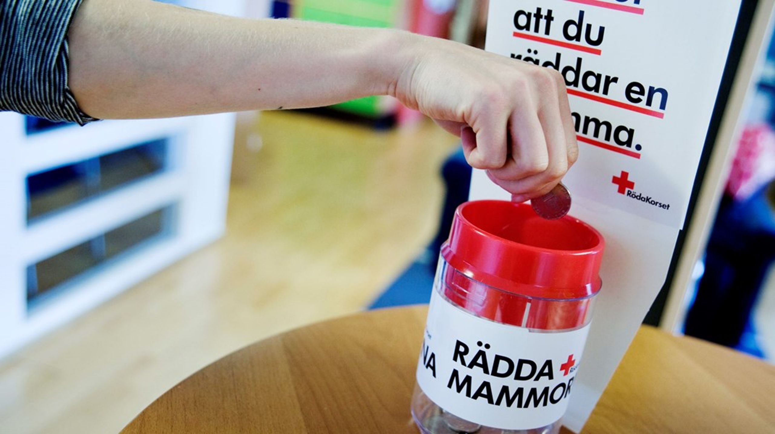 Svenska röda korset är en av organisationerna som får ta emot störst statsbidrag.