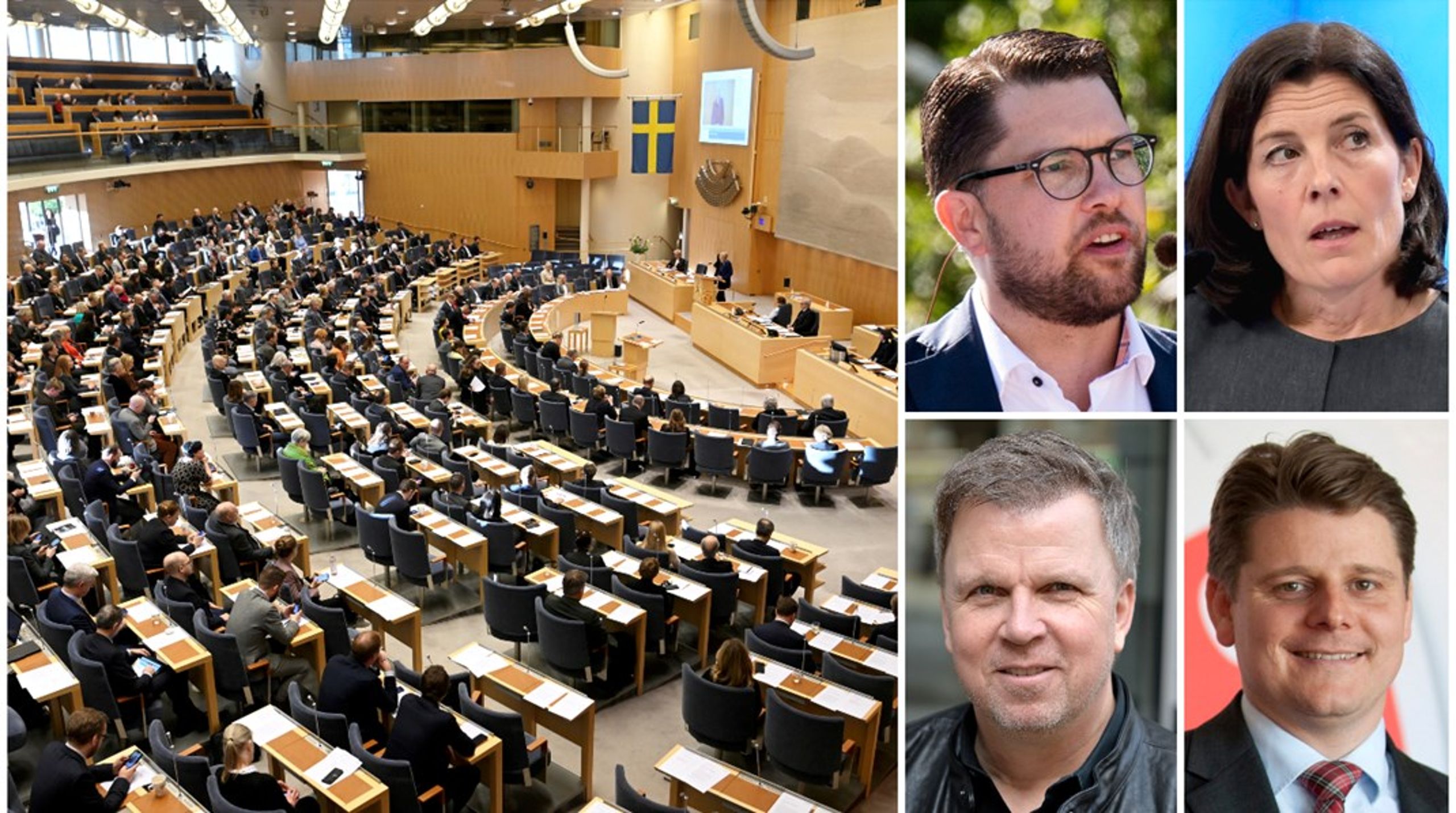 Jimmie Åkesson (SD), Karin Enström (M), Richard Herrey (M) och Niklas Karlsson (S) sitter förutom i riksdagen också i kommunfullmäktige runtom i landet, precis som över 100 av deras riksdagskollegor.&nbsp;