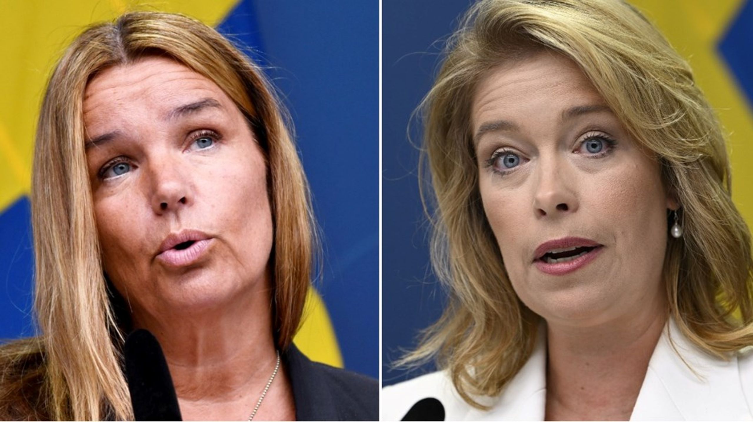 Landsbygdsminister Anna-Caren Sätherberg (S) och klimat- och miljöminister Annika Strandhäll (S).