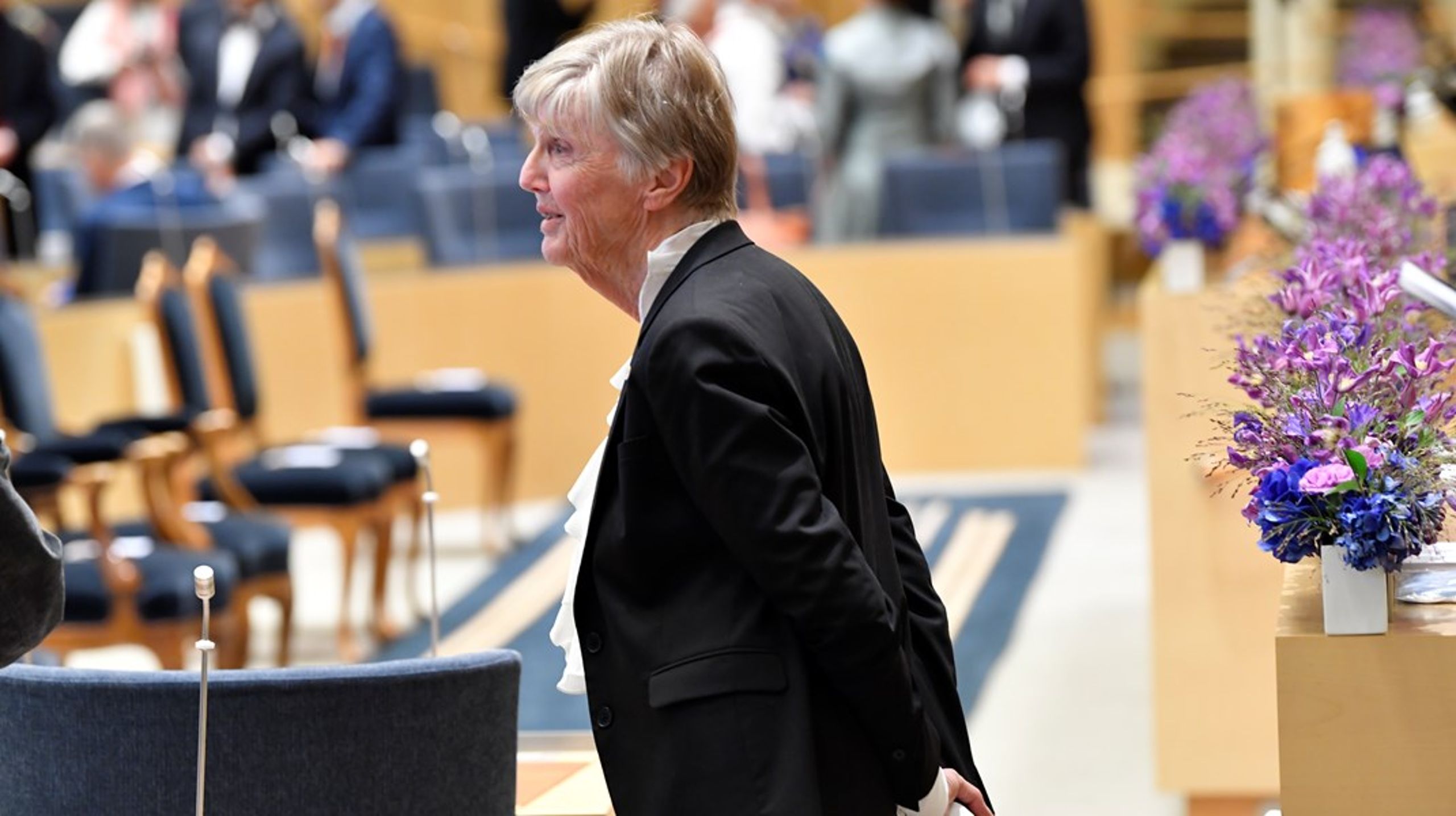 Barbro Westerholm (L) är en av de ledamöter som inte kommer tillbaka till riksdagen i höst.