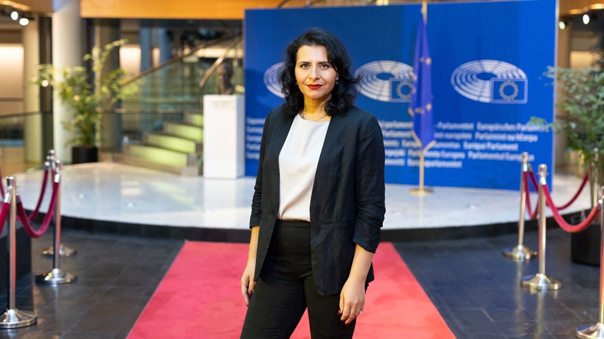 Centerpartiets europaparlamentariker&nbsp;Abir Al-Sahlani.