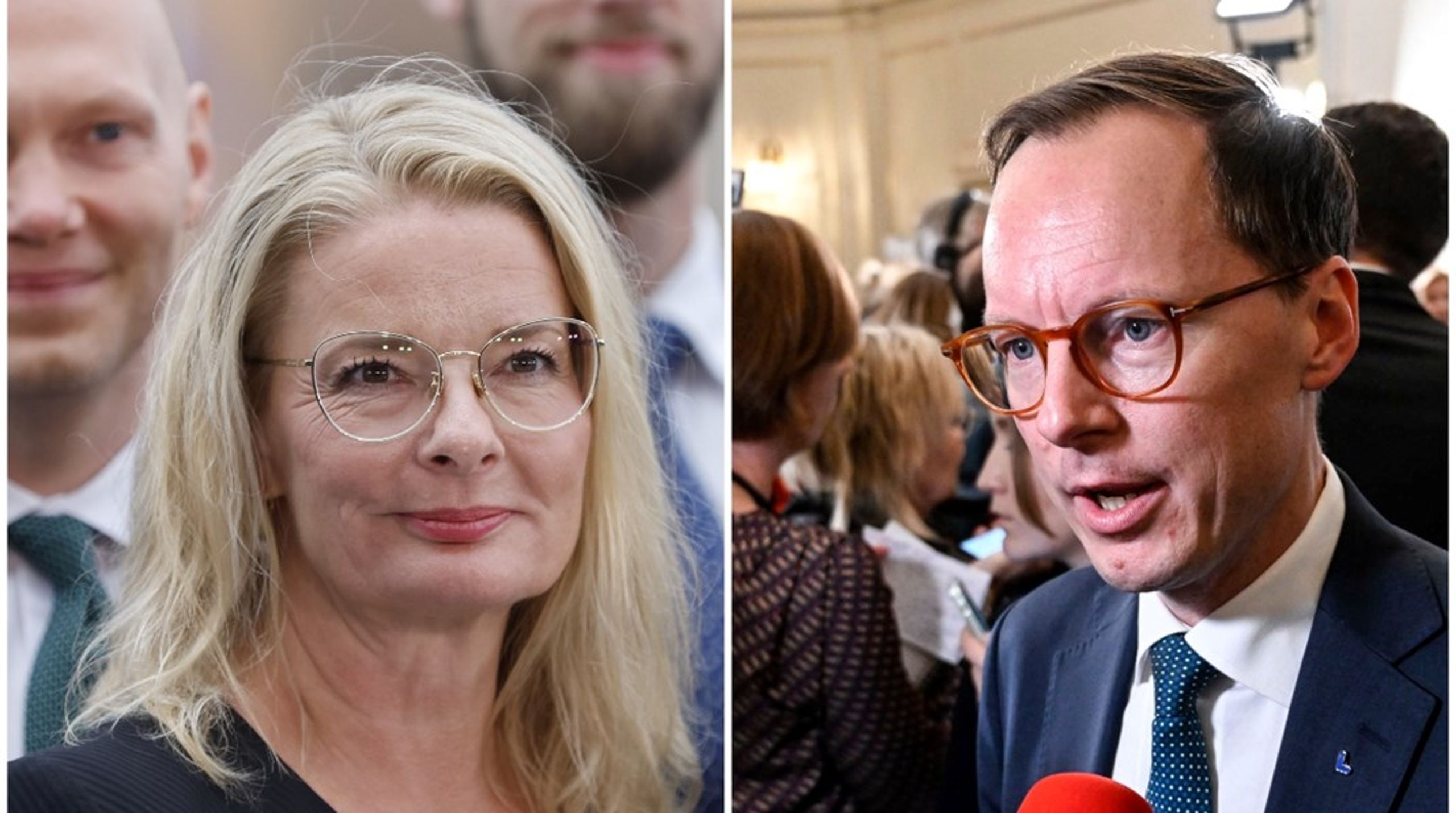 Liberalerna Lotta Edholm och Mats Persson tar över som ministrar på utbildningsdepartementet.