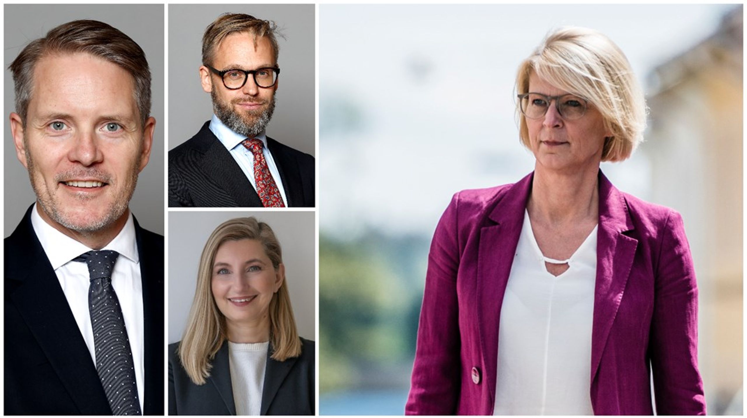 Lars Hjälmered och Jesper Ahlgren är två av finansministerns nya statssekreterare.&nbsp;Natasa Ristic Davidson&nbsp;blir även hon statssekreterare på Finansdepartementet, hos civilminister Erik Slottner (KD).