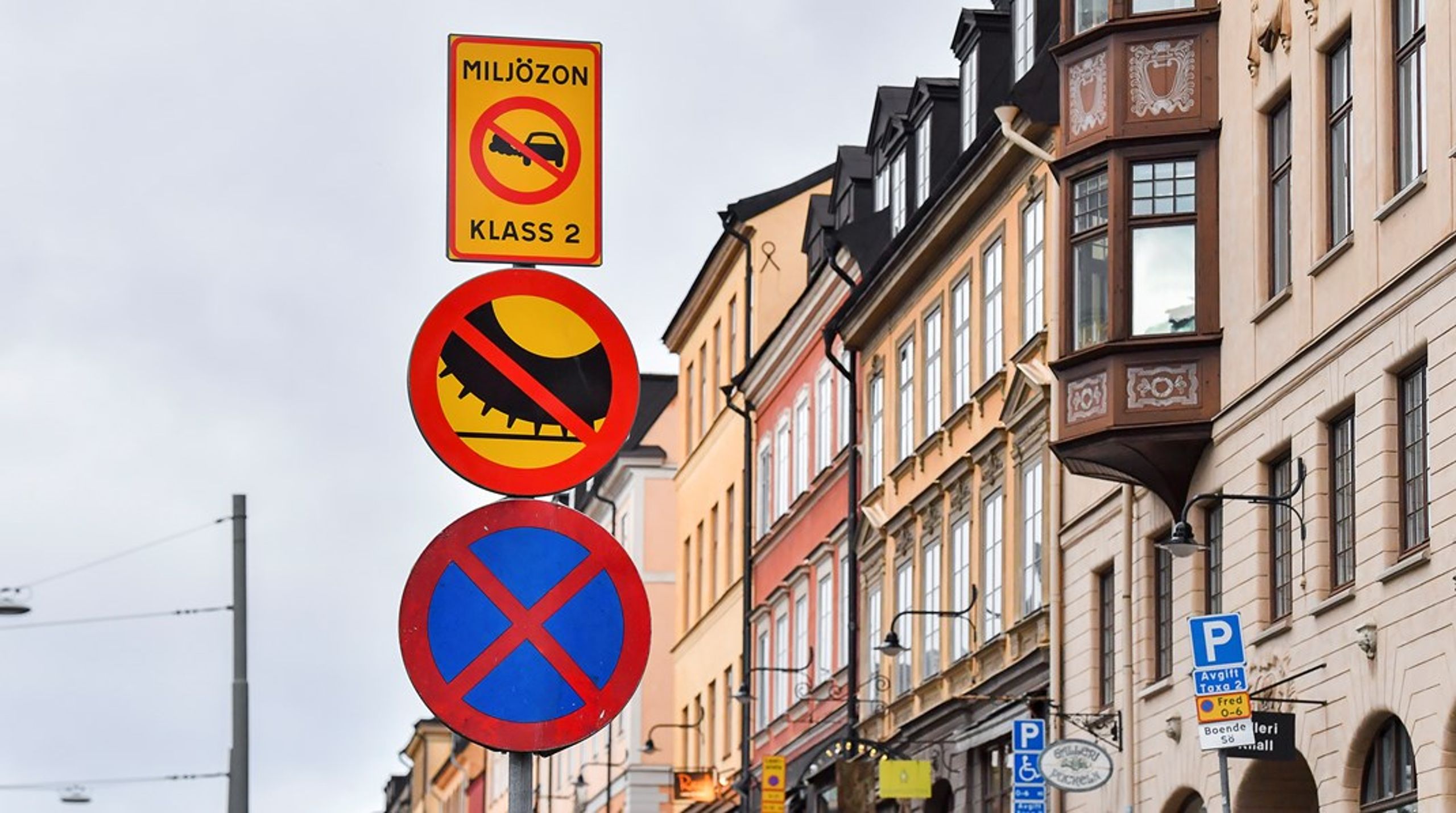 Hornsgatan i Stockholm har varit en av de platser där åtgärder behövts vidtas för att minska luftföroreningarna. <br>