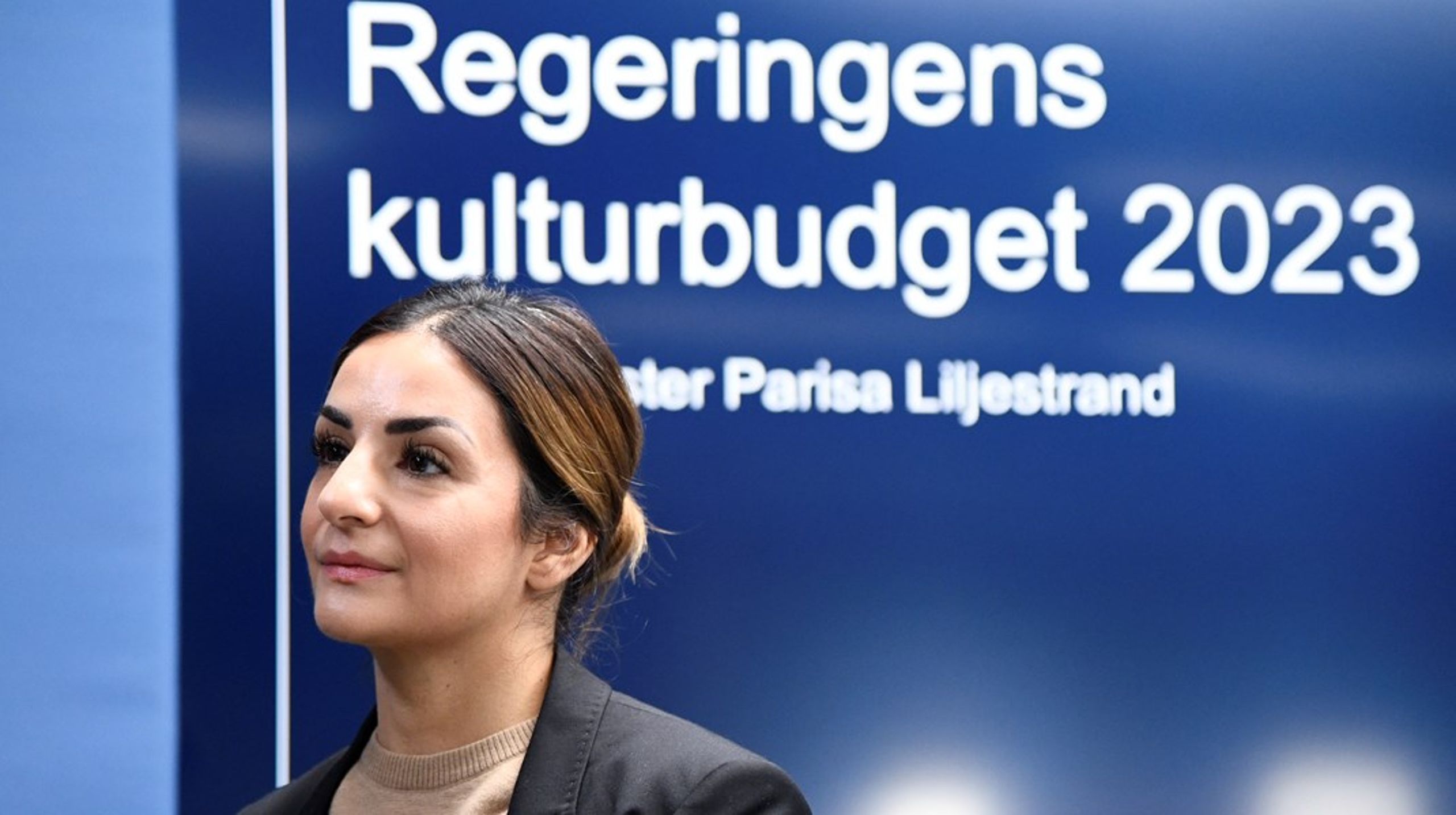 Kulturminister Parisa Liljestrand (M) berättade att fritt inträde på statliga museer föreslås tas bort.