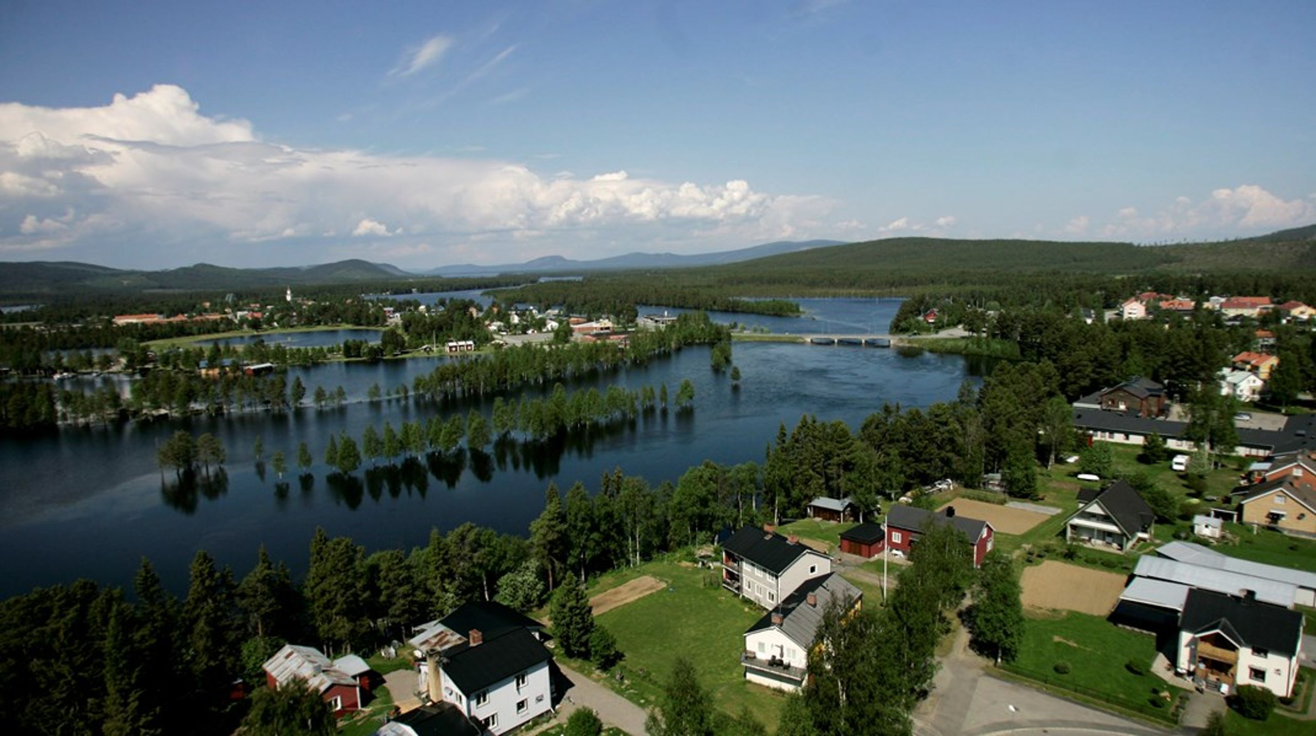 2 460 personer bodde i Sorsele kommun i slutet av förra året. Det gör kommunen i Västerbotten till landets tredje minsta, sett till befolkning. Arkivbild.