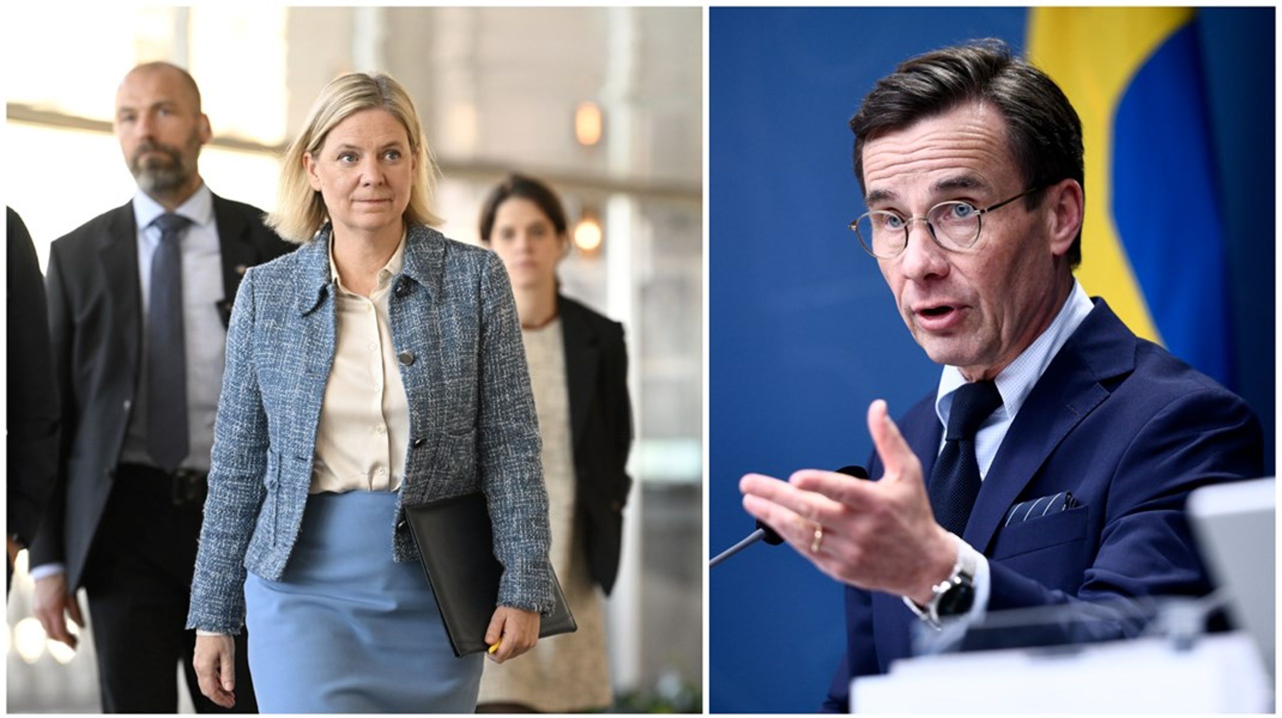 Den senaste partisympatiundersökningen visade på ett uppsving för Magdalena Andersson sedan valet.&nbsp;Samtidigt tappar Kristersson och hans regeringsunderlag.