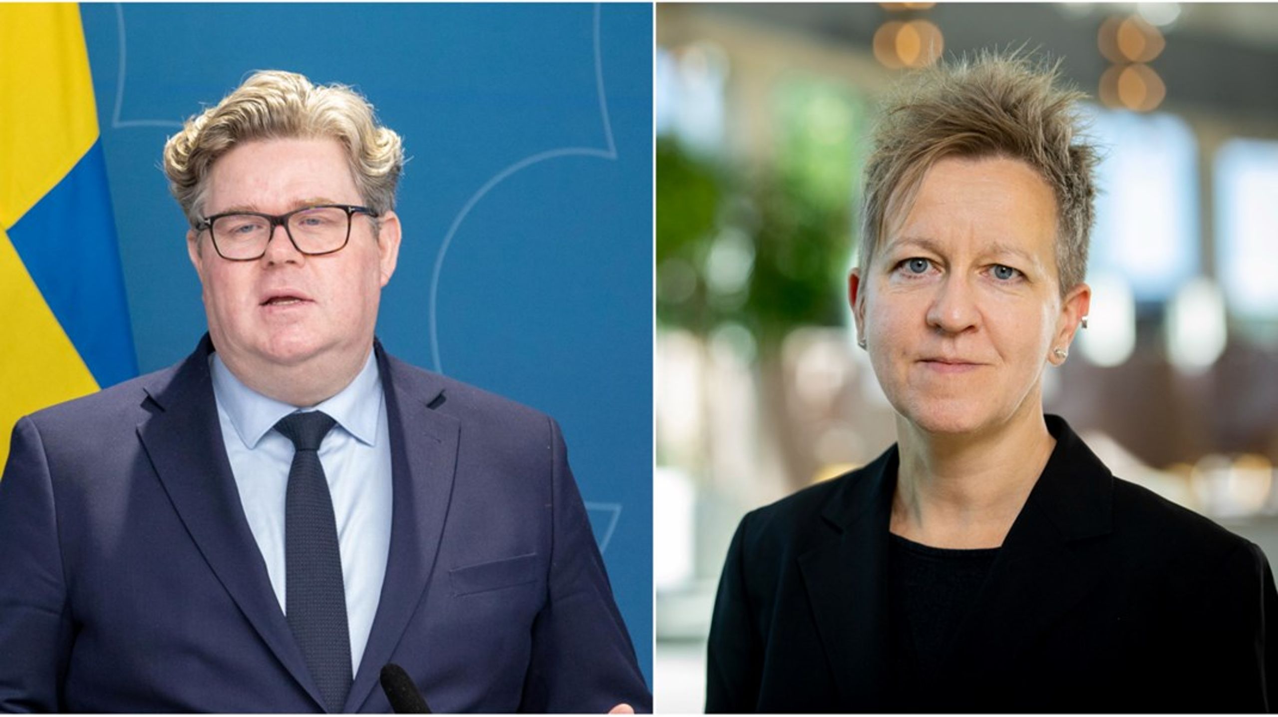 Justitieminister Gunnar Strömmer (M) avvisar inte Miljöpartiets förslag från Ulrika Westerlund om barns rätt till juridiska ombud.