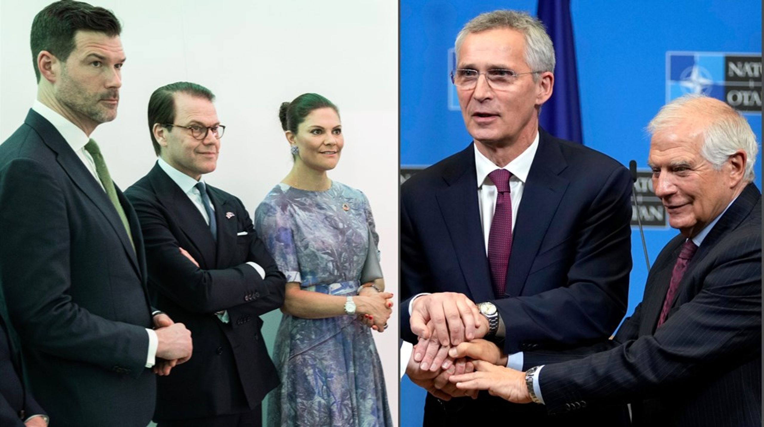 Biståndsminister Johan Forssell, kronprinsessparet, Natobossen Jens Stoltenberg och EU:s utrikeschef Josep Borrell kommer alla delta i möten i Stockholm i veckan.