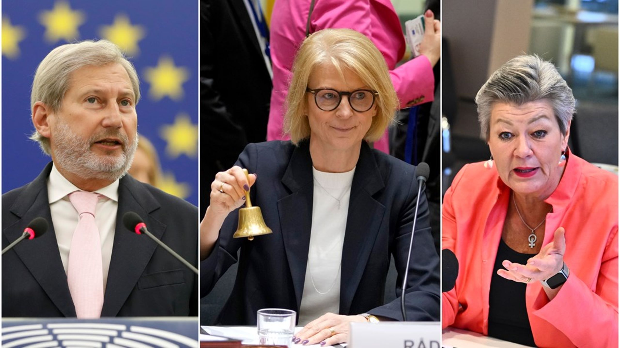 EU-kommissionär Johannes Hahn kommer till Stockholm, där finansminister Elisabeth Svantesson också tar emot sina europeiska kolleger i slutet av veckan. Ylva Johansson kommer till SNS, fast digitalt.&nbsp;