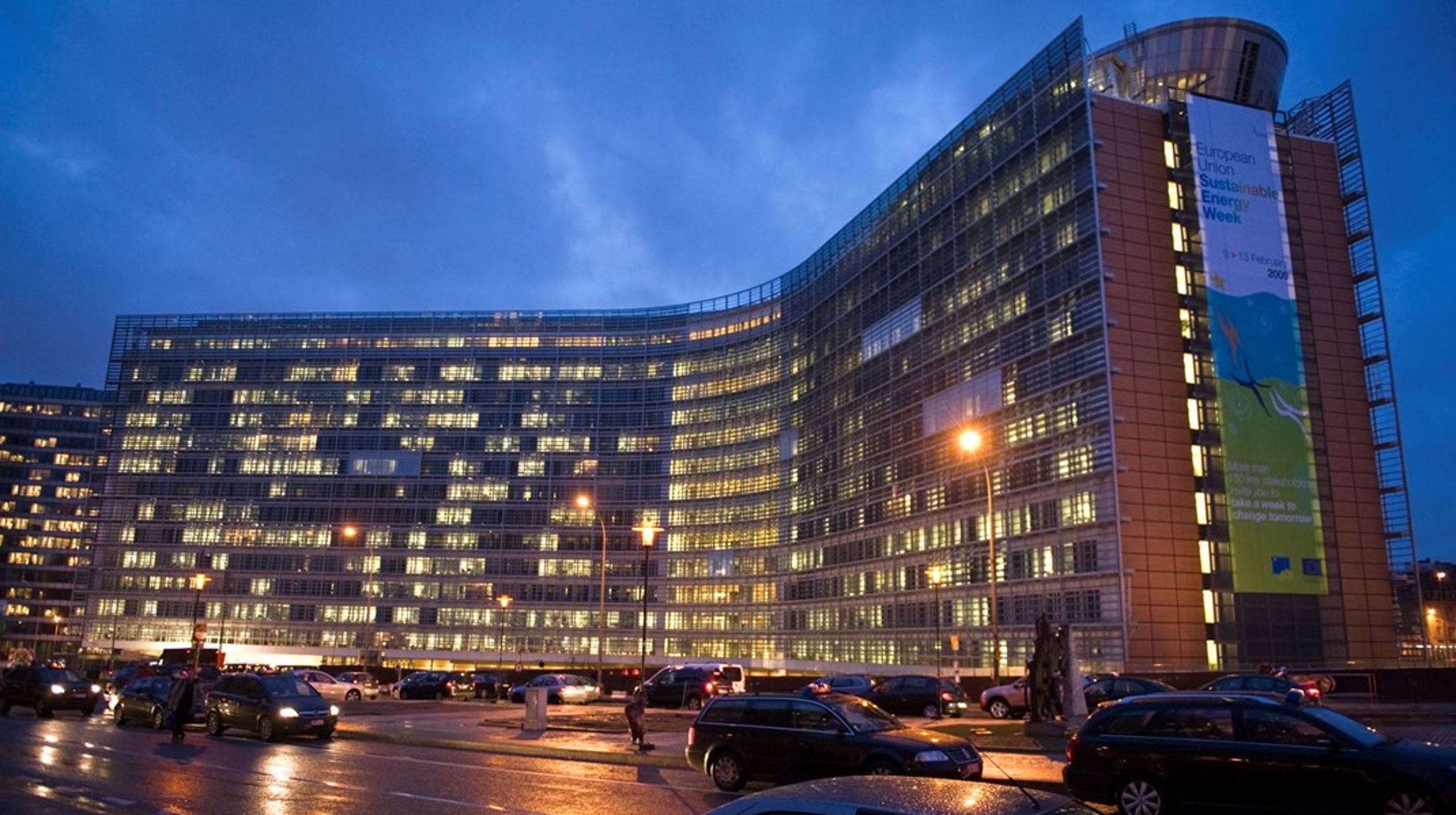 EU-kommissionens byggnad Berlaymont i Bryssel.
