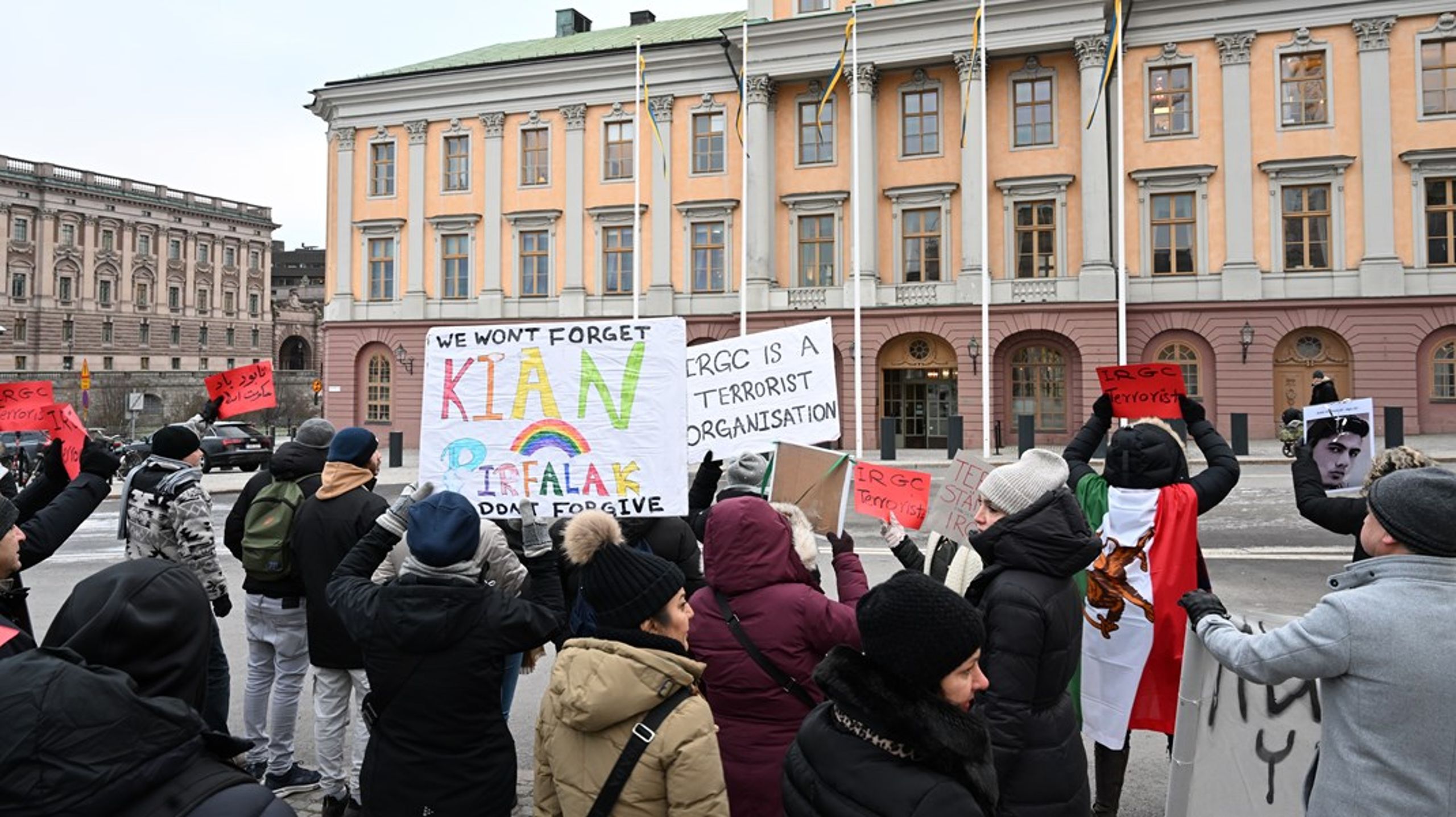 Demonstration i Stockholm