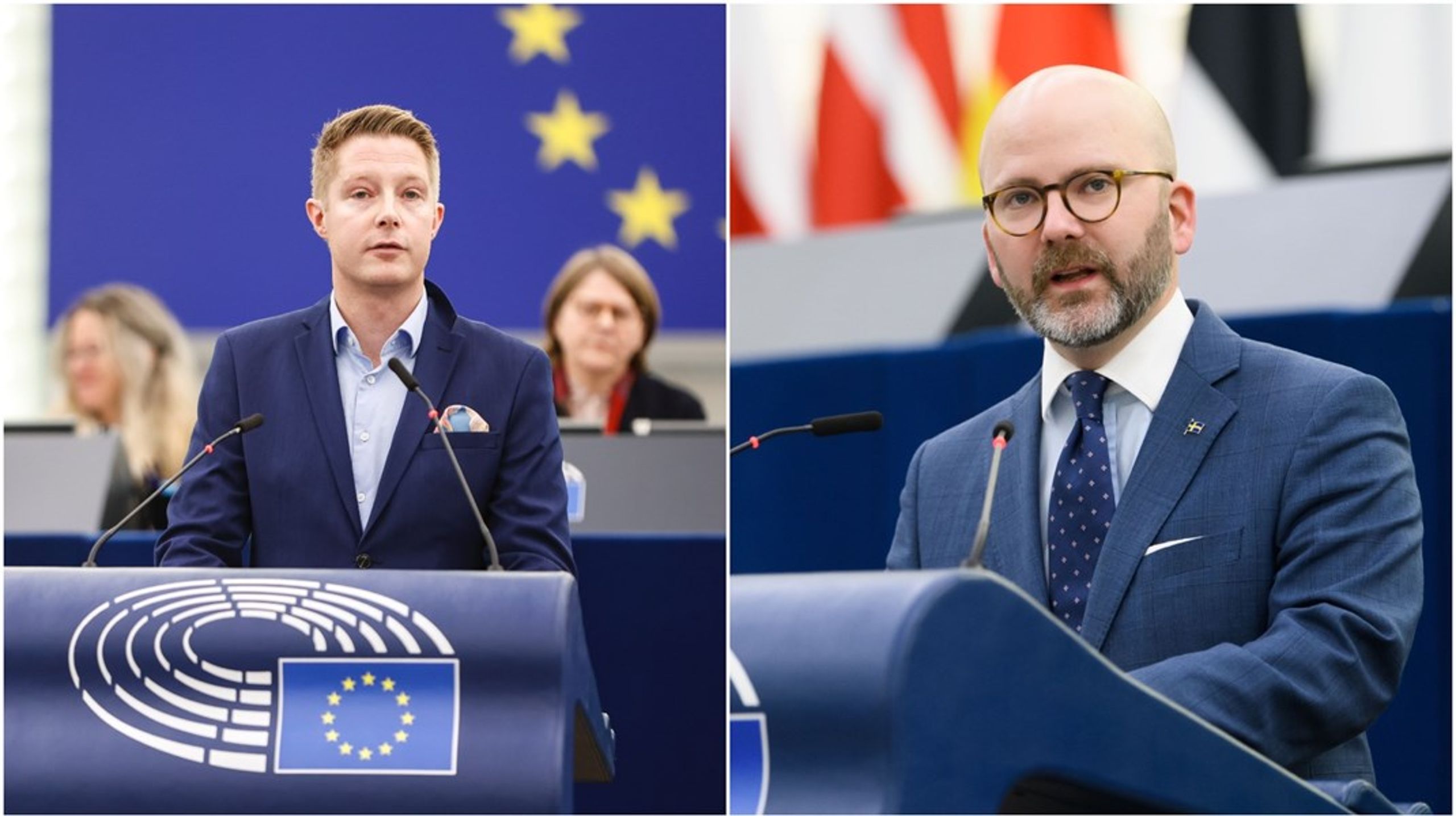 Johan Nissinen (SD) är fortfarande inne på sitt första år&nbsp;som Europaparlamentariker medan&nbsp;Charlie Weimers (SD) valdes in i Europaparlamentet 2019.&nbsp;