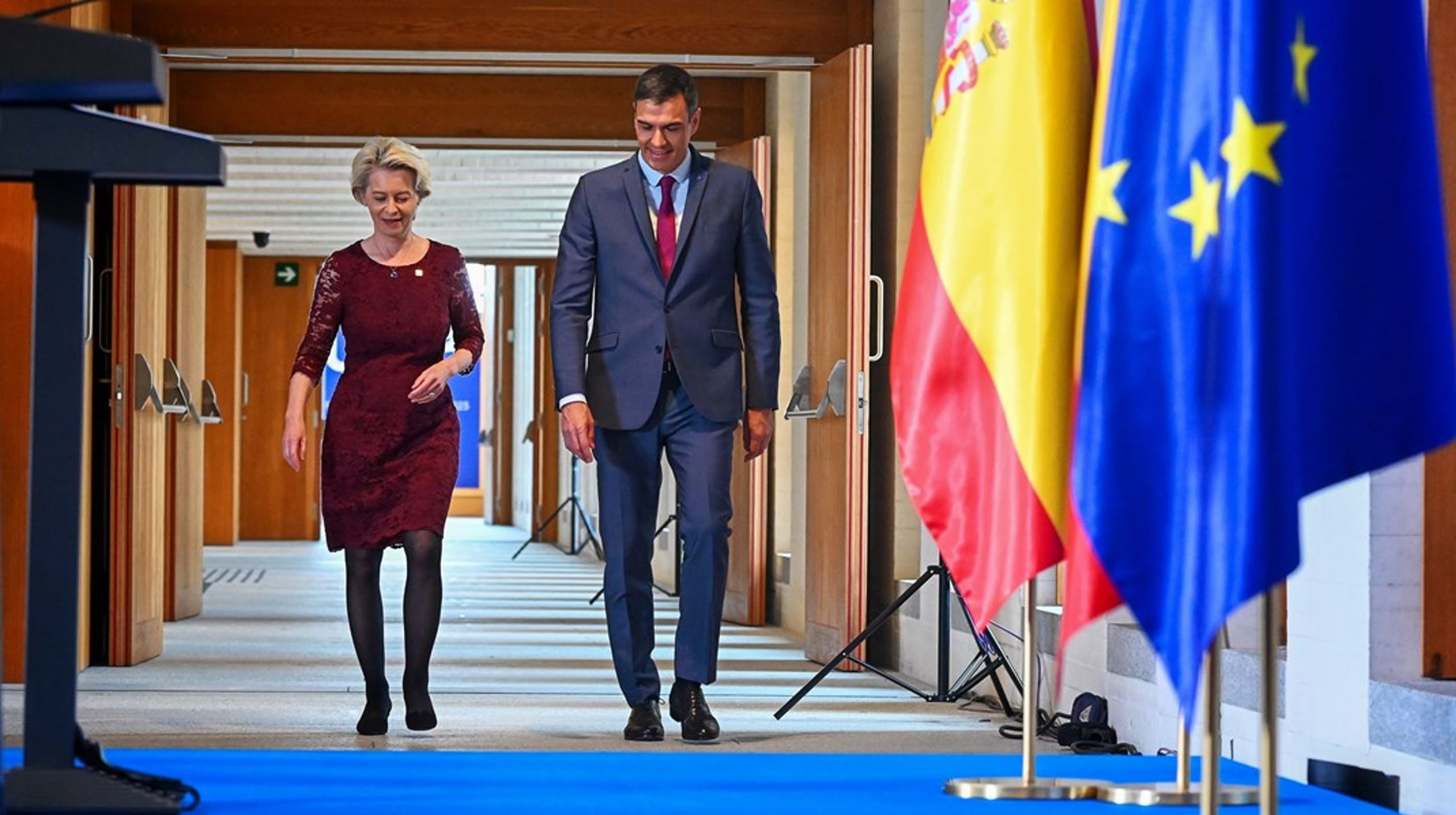 EU och Spanien går hand i hand i höst.&nbsp;EU-kommissionens ordförande Ursula Von der Leyen och Spaniens premiärminister Pedro Sánchez har en hel del att stå i under hösten.&nbsp;