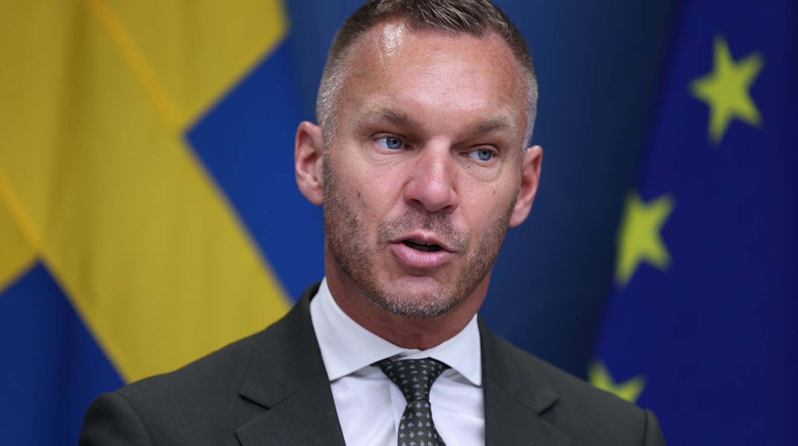 Norska modellen ”kan var möjlig, men det är ingenting vi har diskuterat” uppger civilminister Erik Slottner.