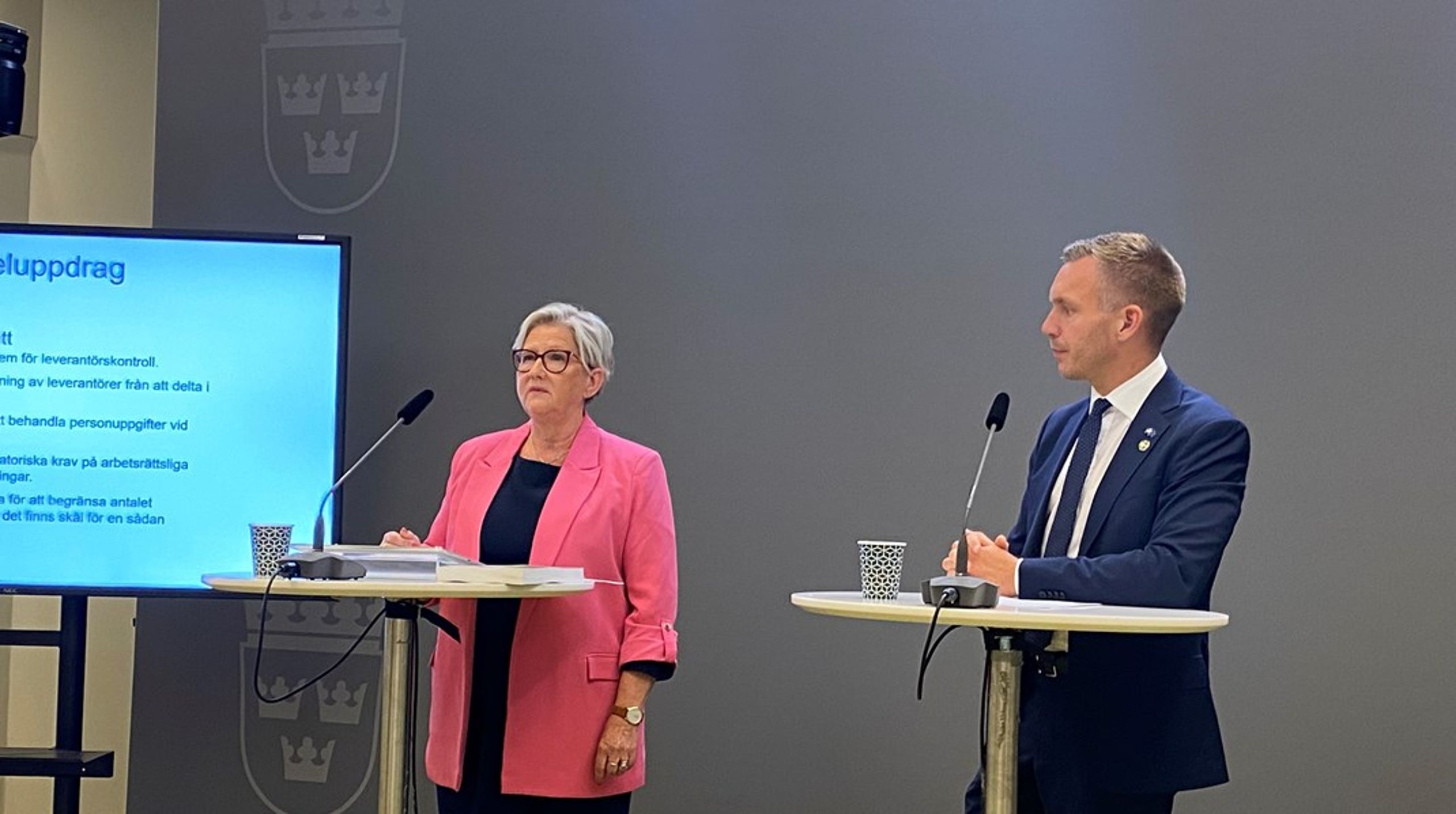 Utredare&nbsp;Annika Bränström, tidigare gd för Bolagsverket, föreslår att myndigheten får i uppdrag att införa en ny registerkontroll som ska göra det möjligt att utesluta kriminella aktörer från offentliga upphandlingar.&nbsp;