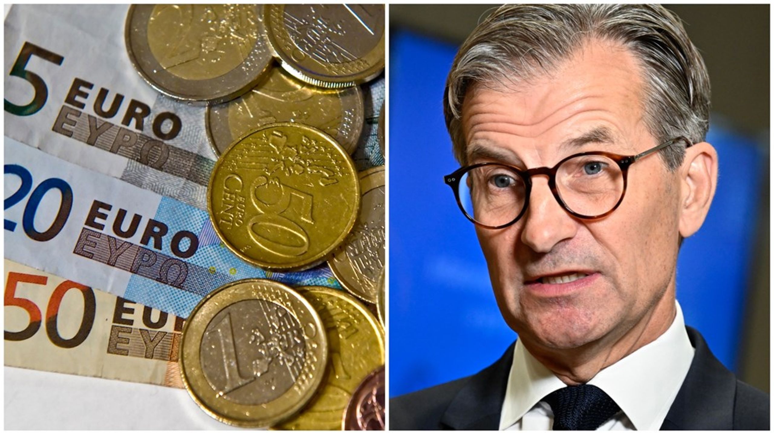Erik Thedéen vill inte ta ställning i frågan om euro vs. krona. ”Det är ju regering och riksdag som sätter vår valutakursregim så det lämnar jag till dem.”, säger han.<h3>&nbsp;</h3>