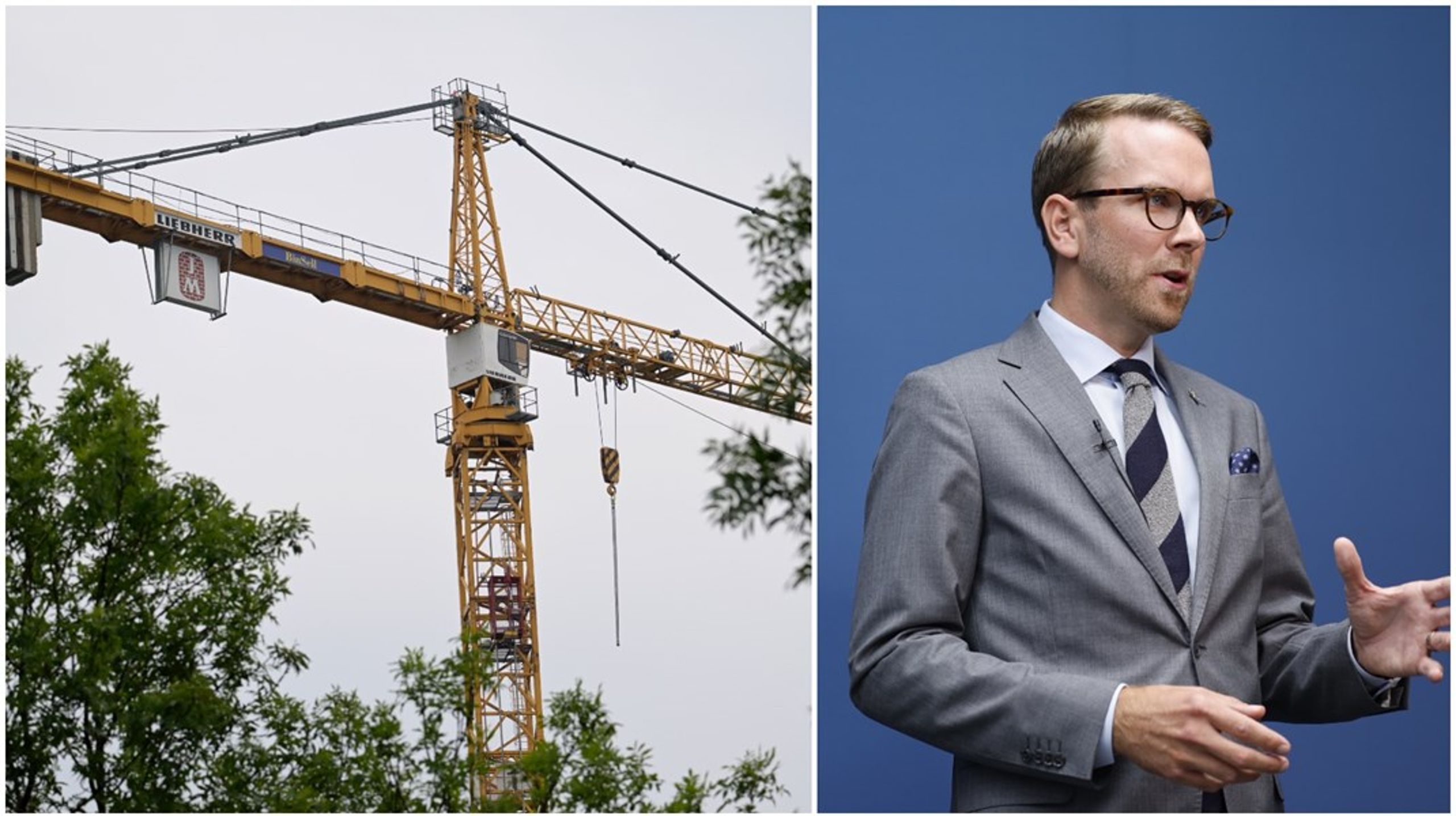 Bostadsminister Andreas Carlson (KD) får flera förslag från debattören om vad som kan göras för att stimulera bostadsbyggandet.<br>