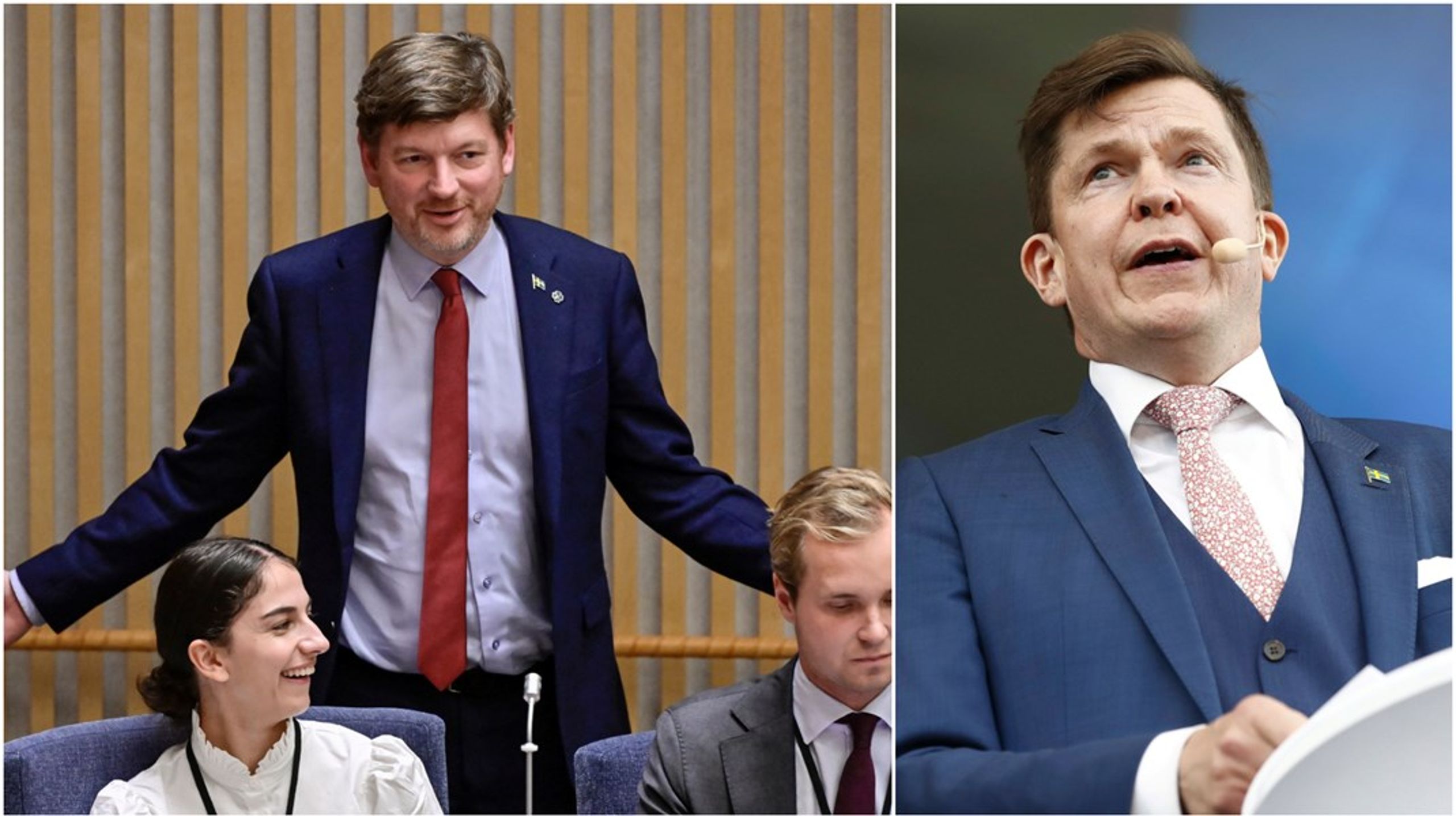 Martin Ådahl, Centerpartiets ekonomiskpolitiska talesperson, fick över tio röster i det senaste talmansvalet.&nbsp;