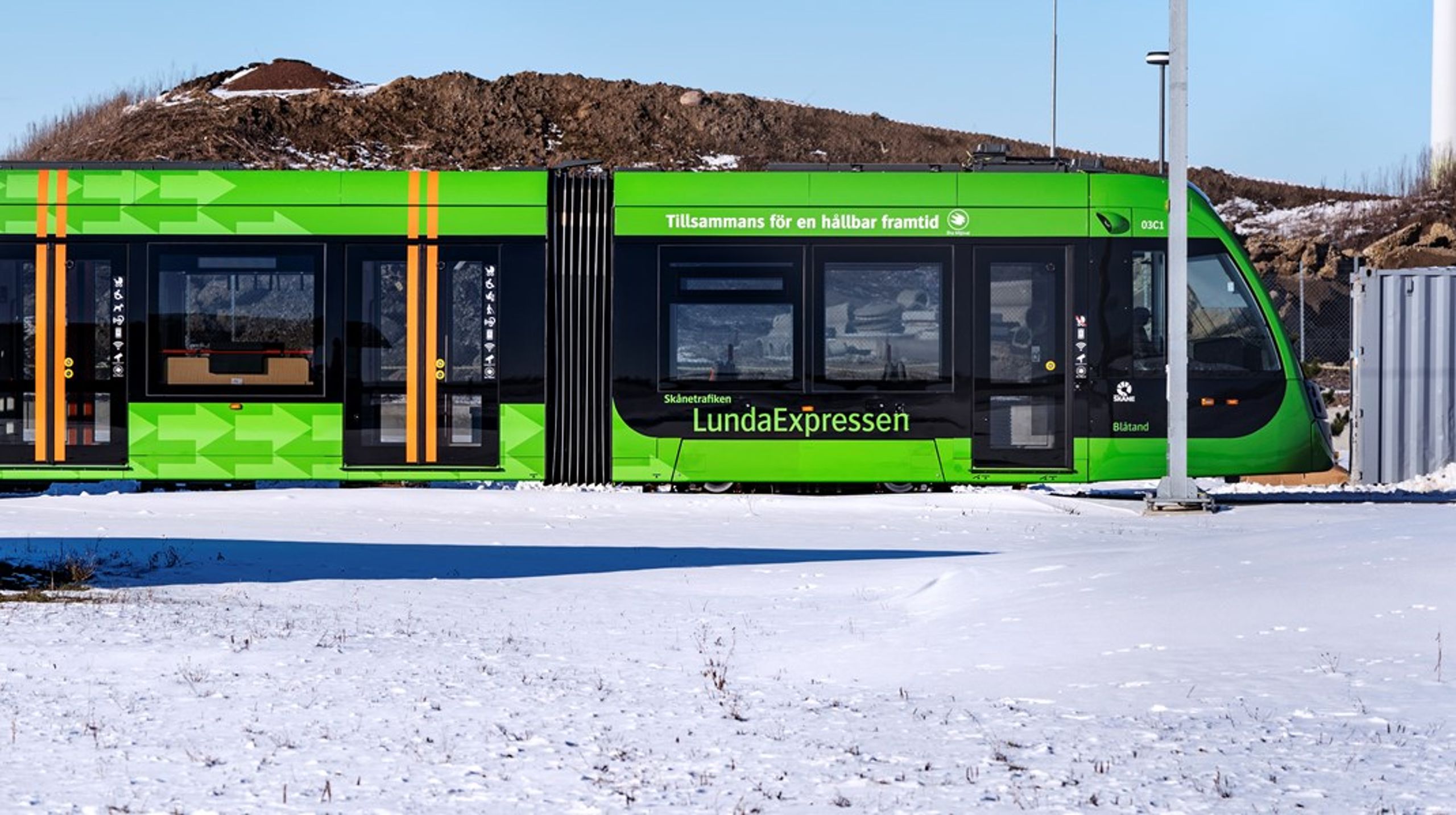 Utbyggnad av kollektivtrafik, såsom den nya spårvägen i Lund, har bland annat kunnat ta del av stadsmiljömedel. <br>