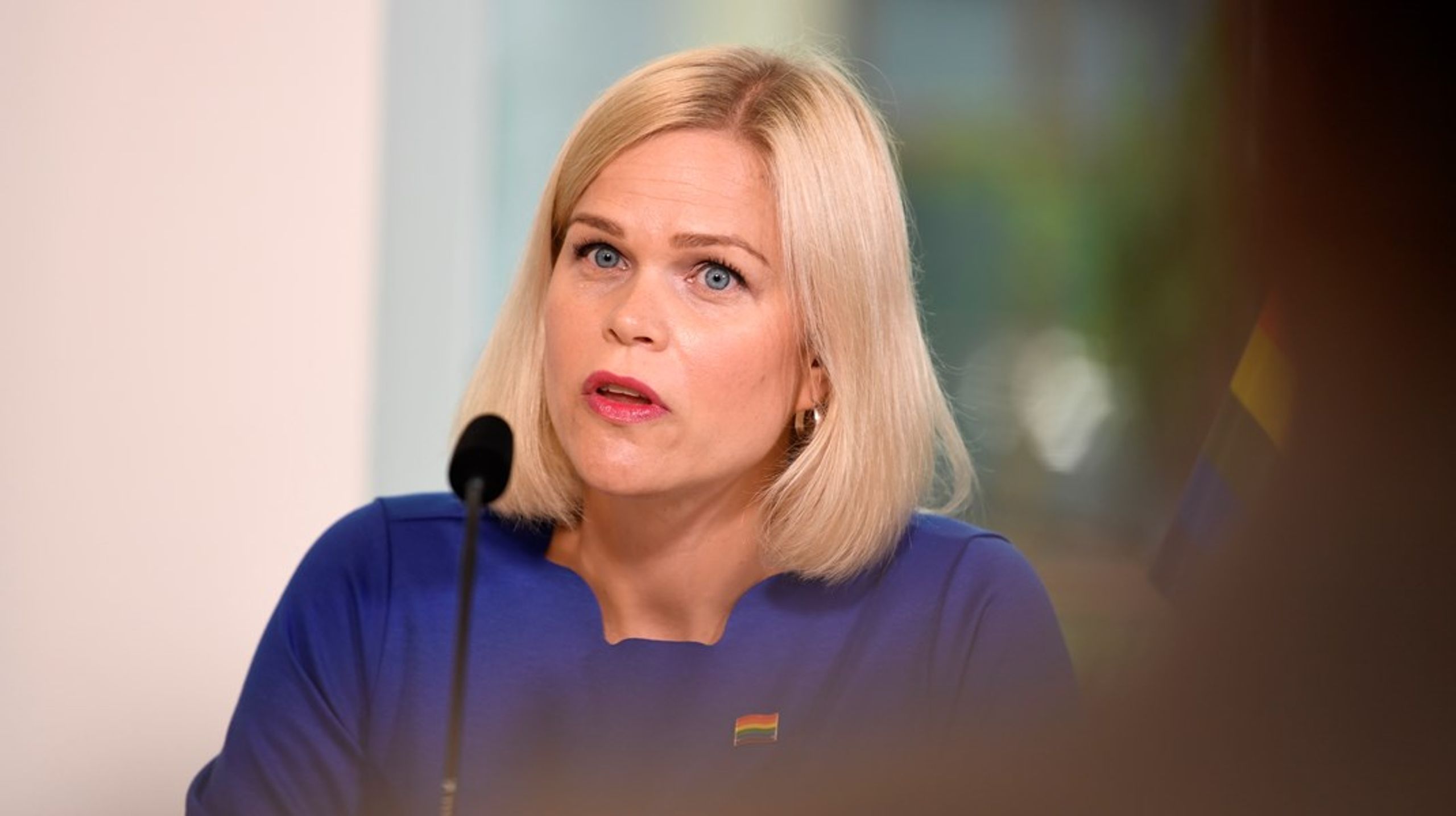 Jämställdhetsminister Paulina Brandberg (L) kritiseras bland annat av regeringspartiet Kristdemokraternas kvinnoförbund.