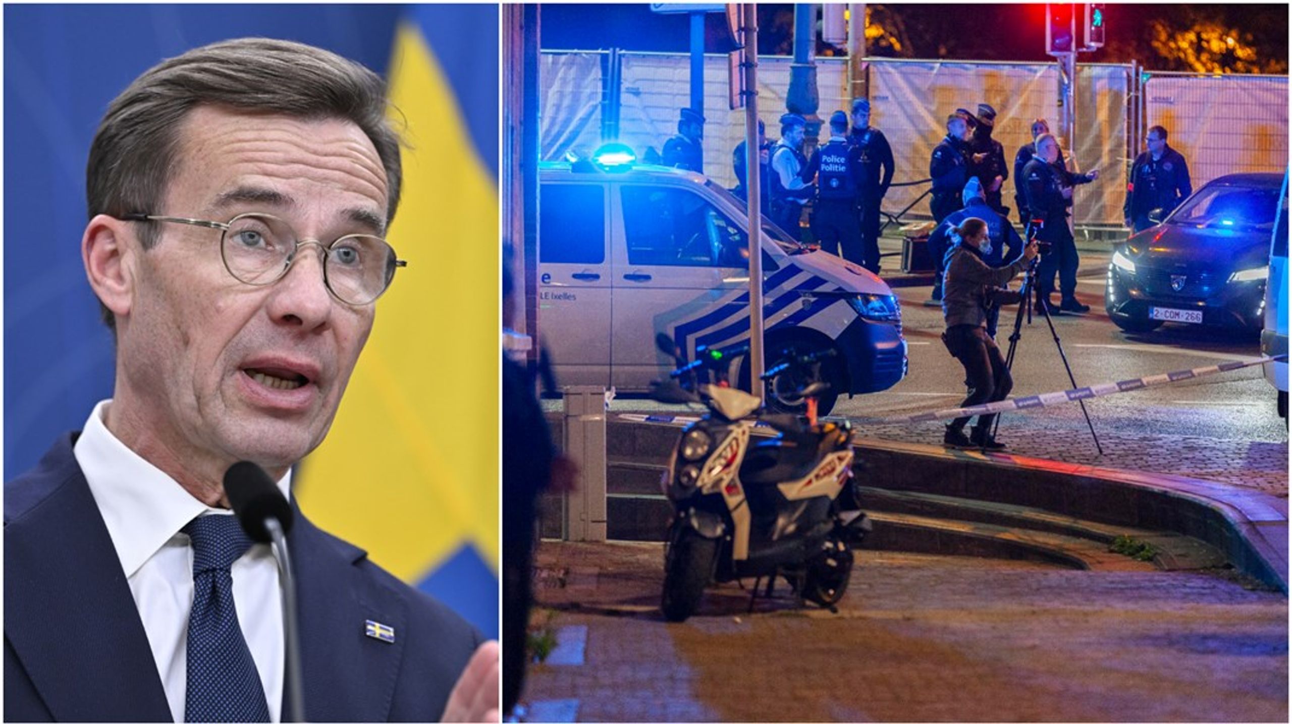Ulf Kristersson reser på onsdag till Bryssel för att hedra de svenska offren.